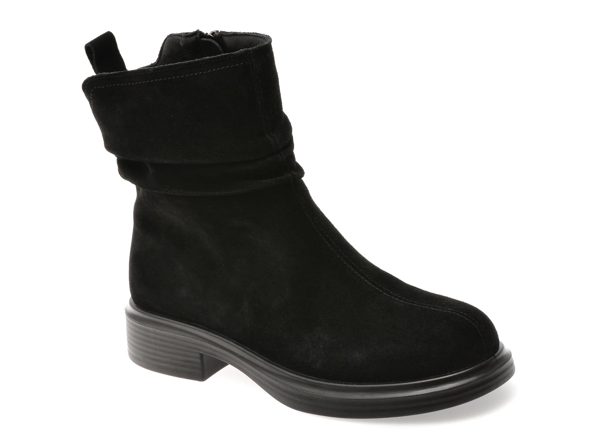 Ghete ALDO negre, 5103, din piele intoarsa 1 Ghete ALDO negre