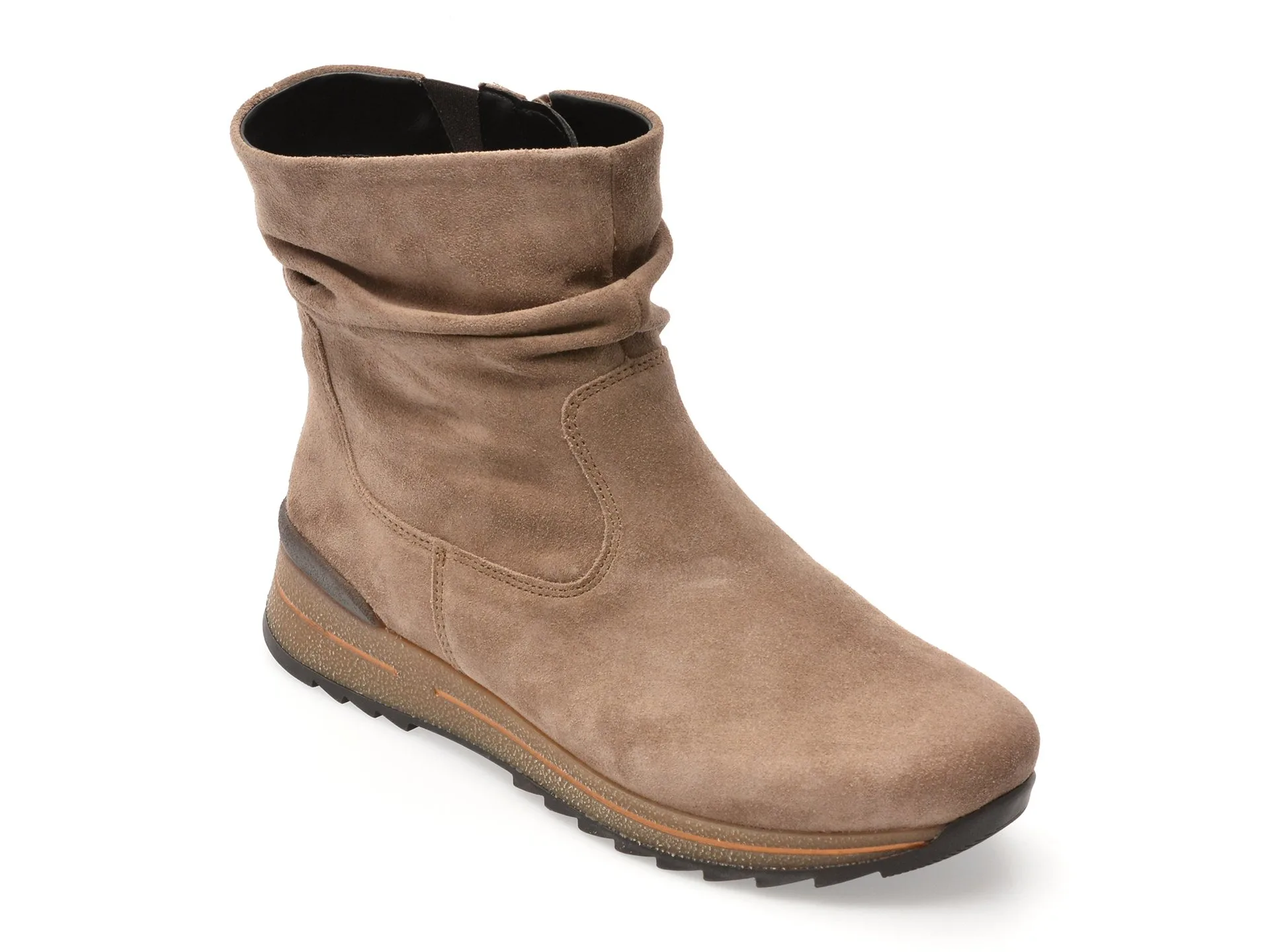 Ghete ARA gri, 24593, din piele intoarsa 1 Ghete ARA gri