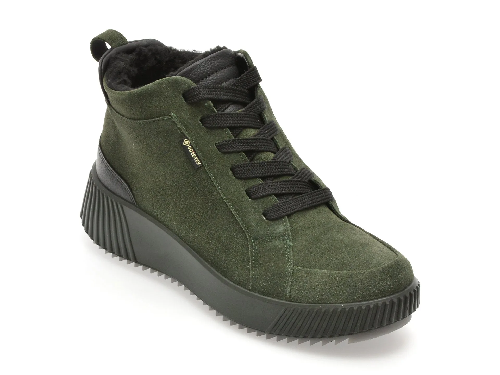 Ghete ARA verzi, 26908, din piele intoarsa 1 Ghete ARA verzi