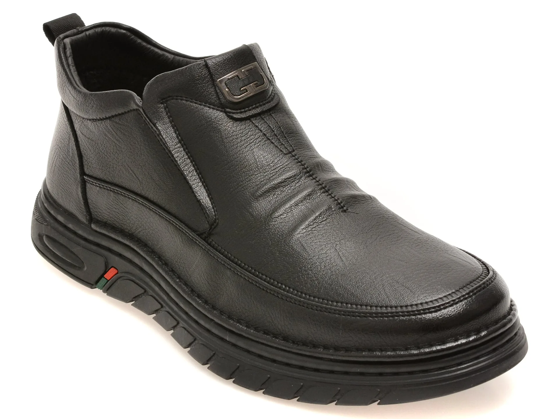 Ghete BITE THE BULLET negre, 86371, din piele naturala 1 Ghete BITE THE BULLET negre