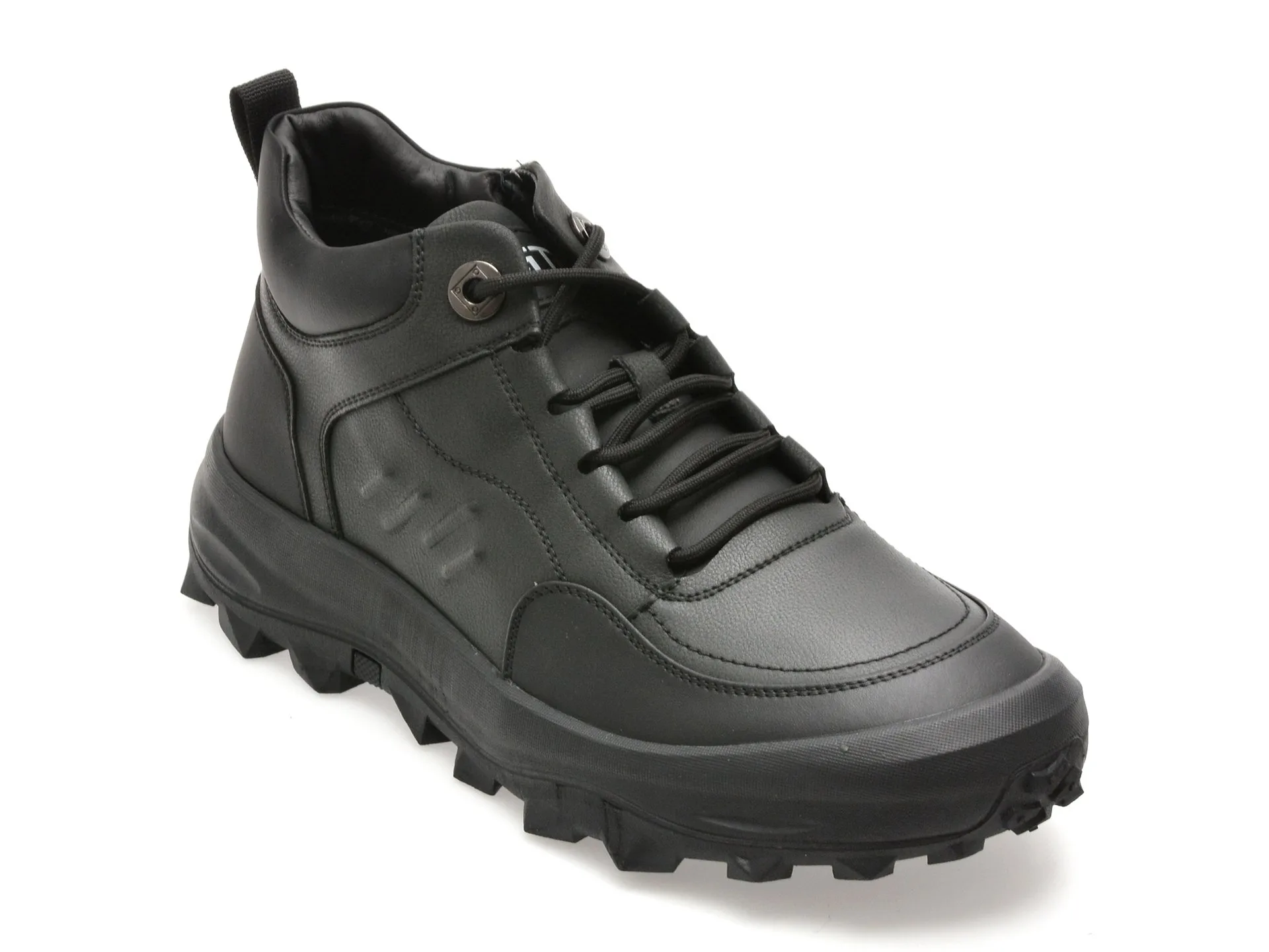 Ghete BITE THE BULLET negre, LT09, din piele naturala 1 Ghete BITE THE BULLET negre