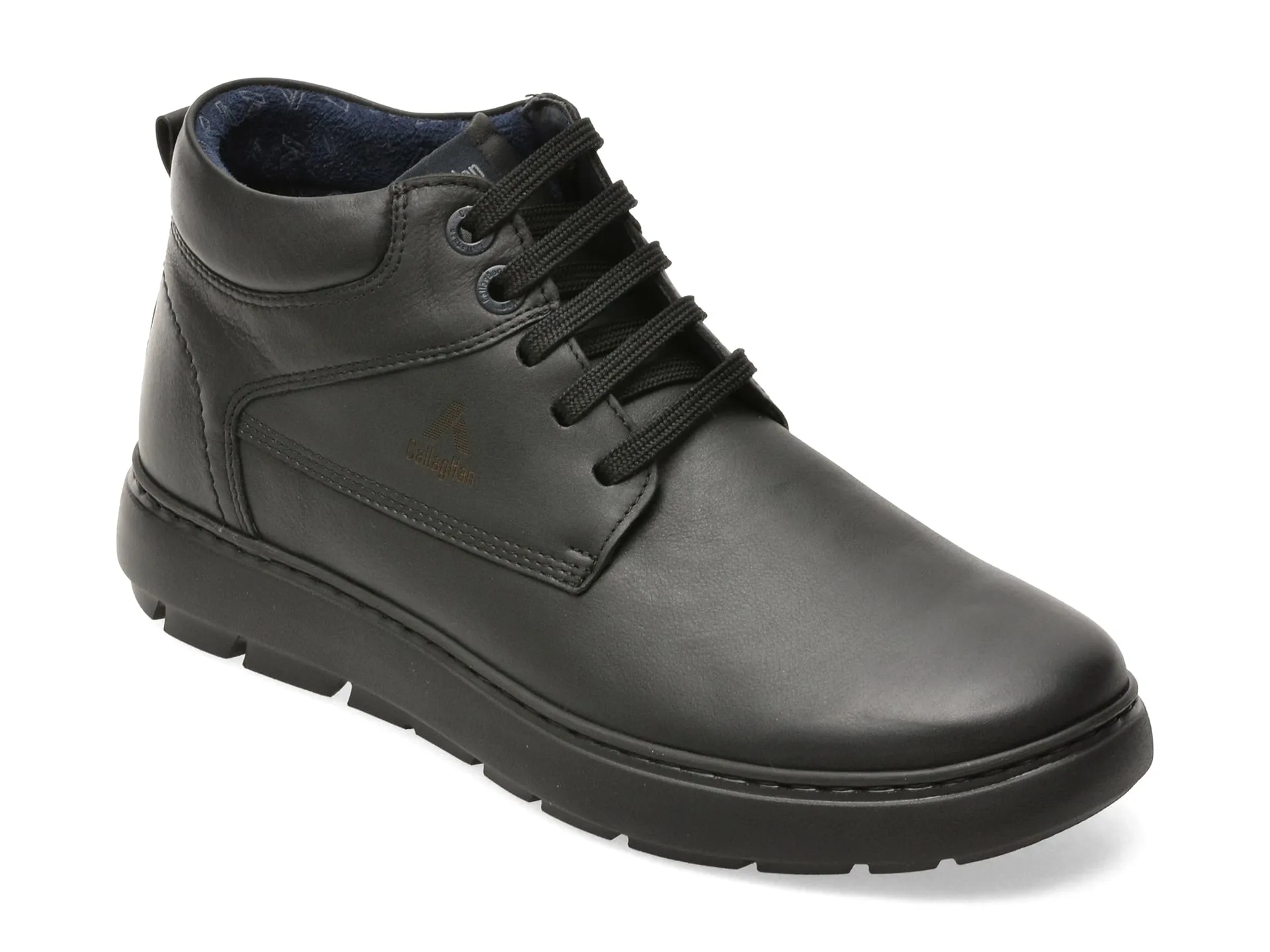 Ghete CALLAGHAN negre, 60608, din piele naturala 1 Ghete CALLAGHAN negre