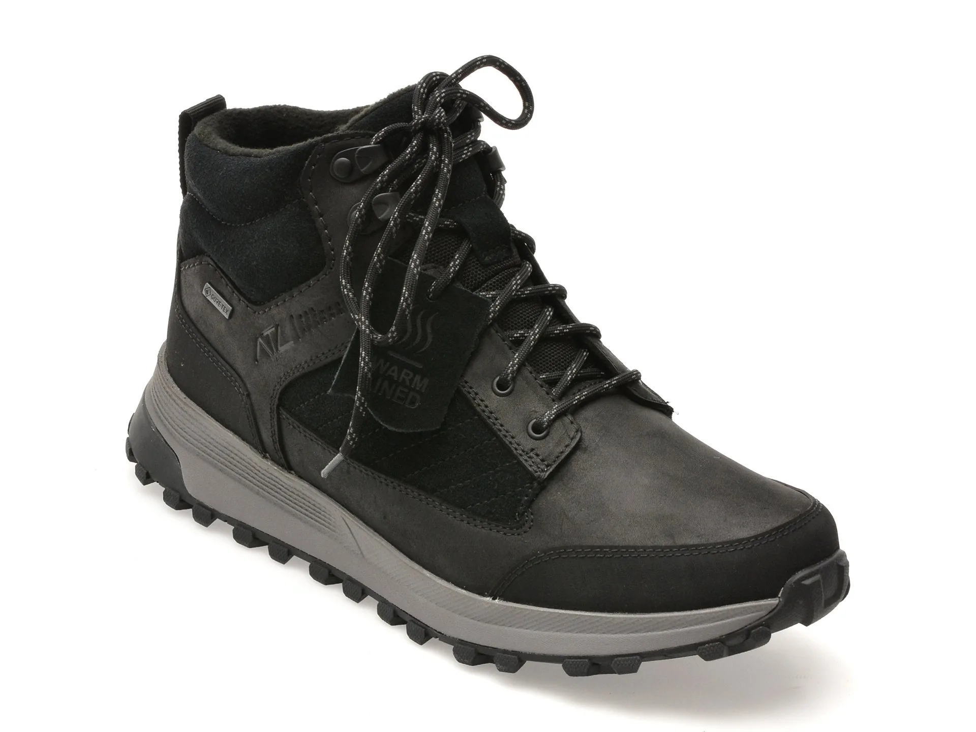 Ghete CLARKS negre, ATL TREK HI GTX, din piele naturala 1 Ghete CLARKS negre