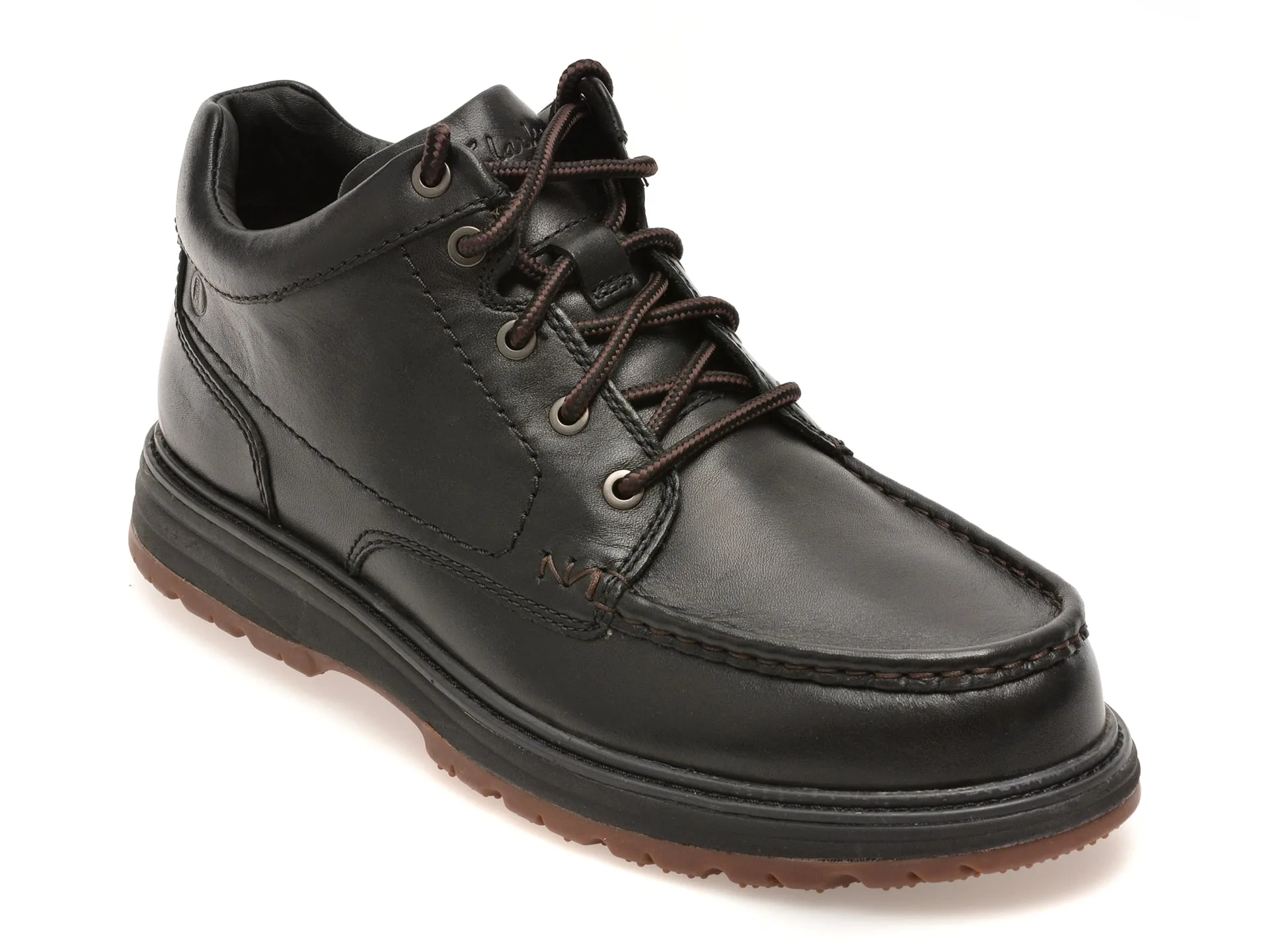 Ghete CLARKS negre, MELBURY HI, din piele naturala 1 Ghete CLARKS negre