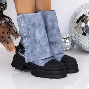 Ghete Dama 3AD20 Albastru | Mei