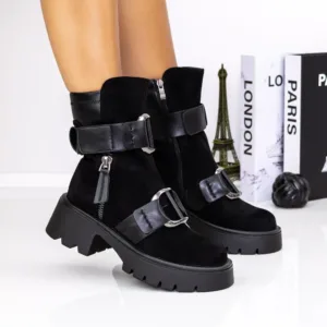 Ghete Dama 3AD25 Negru | Mei