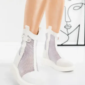 Ghete Dama 3AH60 Alb | Mei