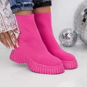 Ghete Dama cu Platforma 3AL51 Roz | Mei