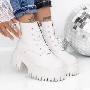 Ghete Dama cu Platforma 3YJ10 Bej | Mei