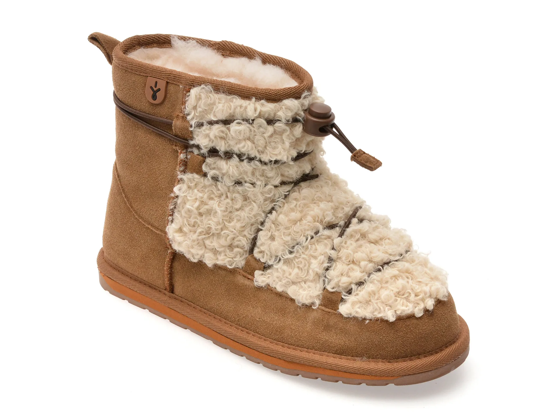 Ghete EMU maro, MAUBOY, din piele intoarsa 1 Ghete EMU maro