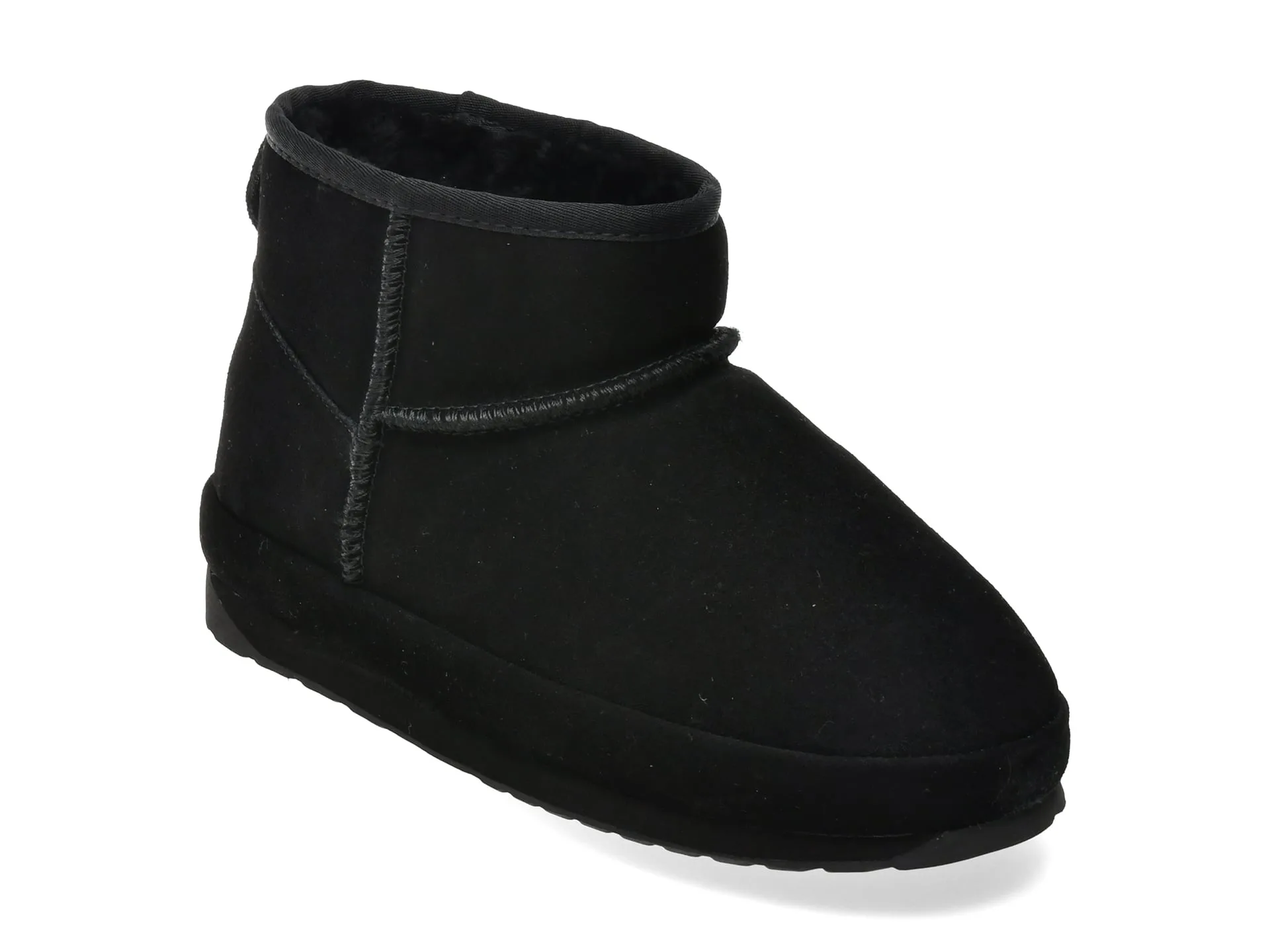 Ghete EMU negre, W13206, din piele intoarsa 1 Ghete EMU negre