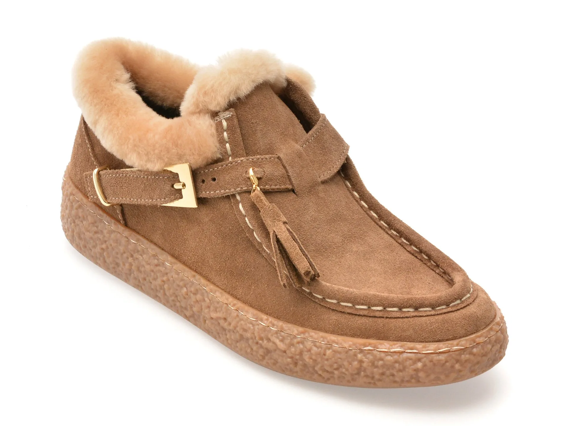 Ghete EPICA gri, 1181561, din piele intoarsa 1 Ghete EPICA gri