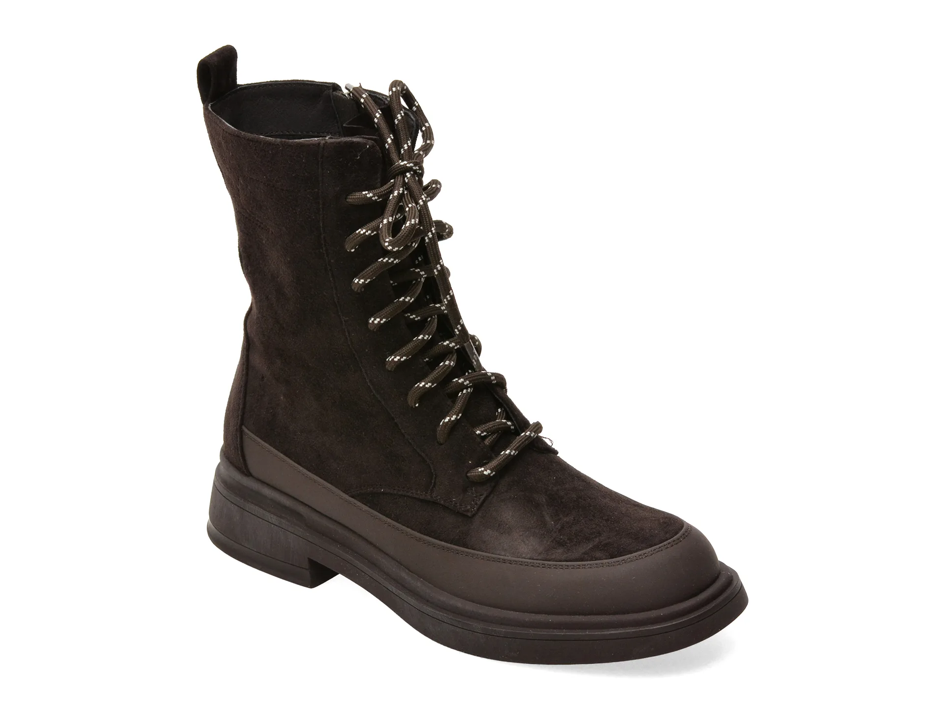 Ghete EPICA maro, 4F2591, din piele intoarsa 1 Ghete EPICA maro