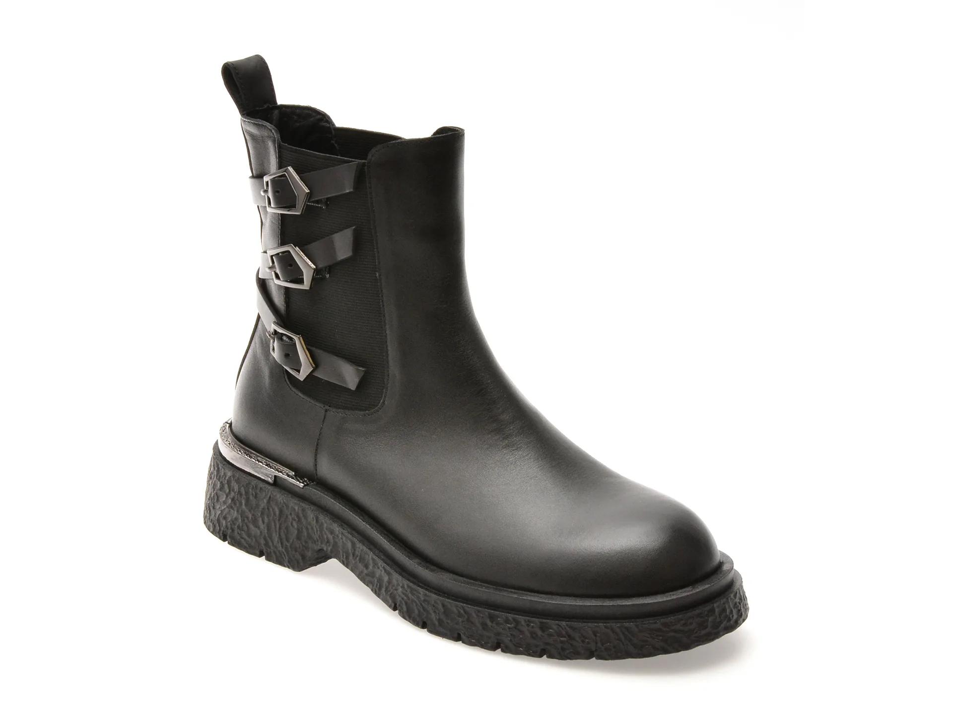 Ghete EPICA negre, 208301, din piele naturala 1 Ghete EPICA negre