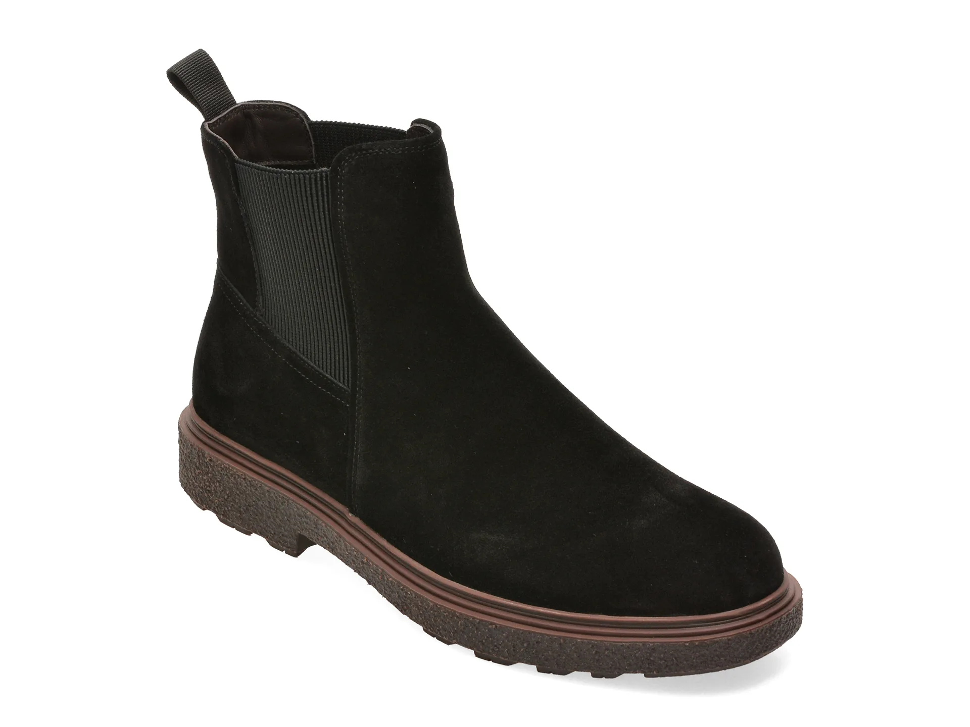 Ghete EPICA negre, 264350, din piele intoarsa 1 Ghete EPICA negre