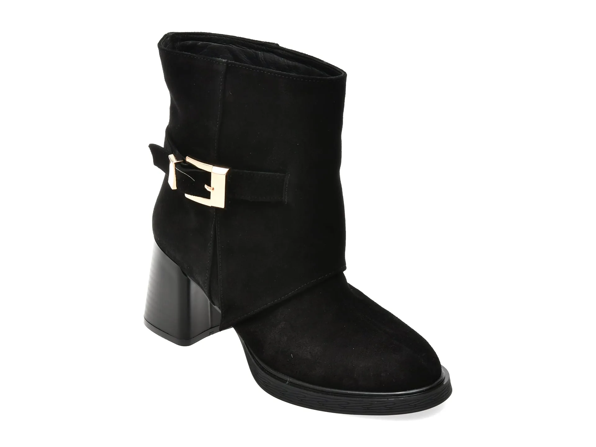 Ghete EPICA negre, 3642704, din piele intoarsa 1 Ghete EPICA negre