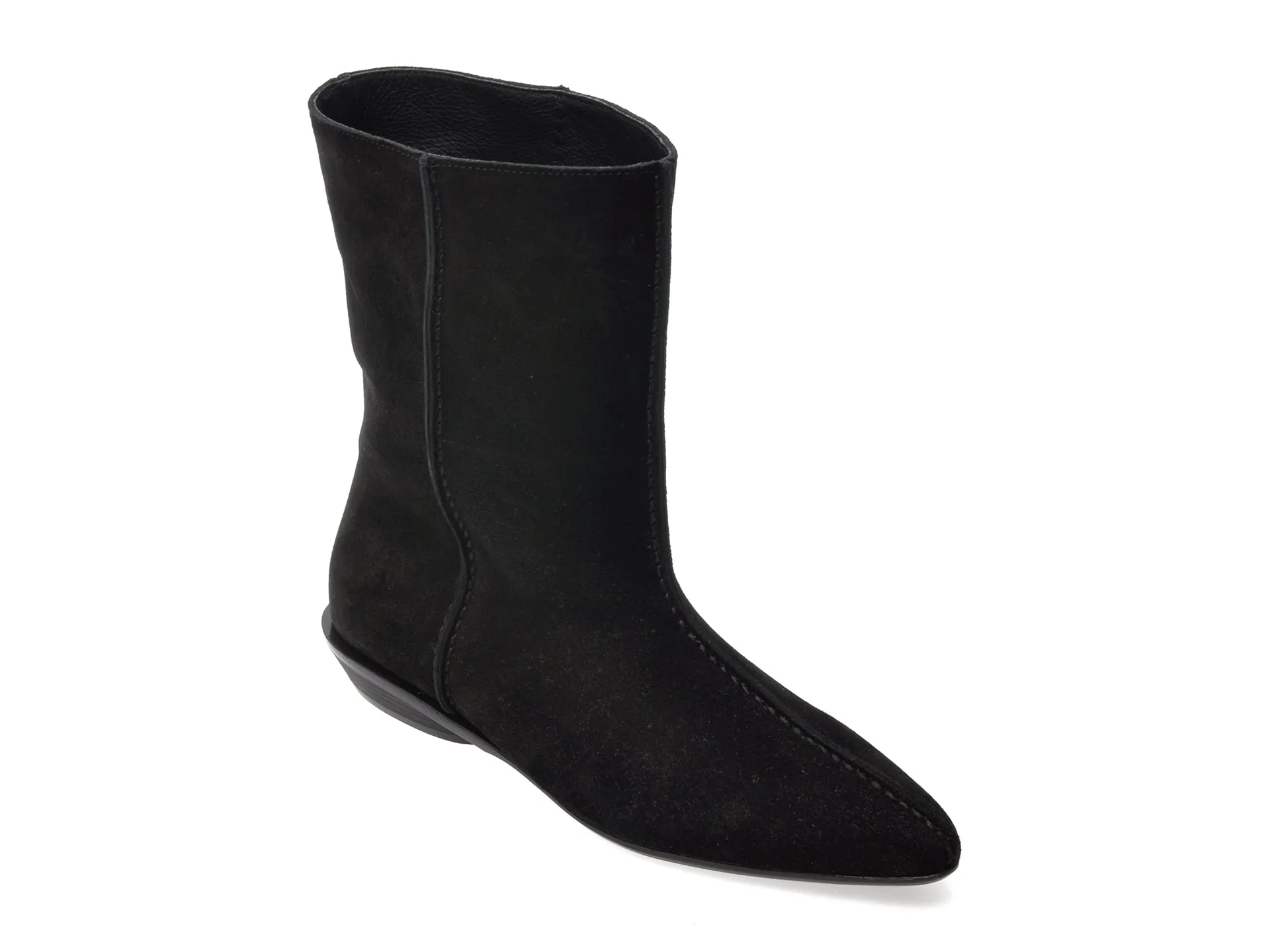 Ghete EPICA negre, 4351286, din piele intoarsa 1 Ghete EPICA negre