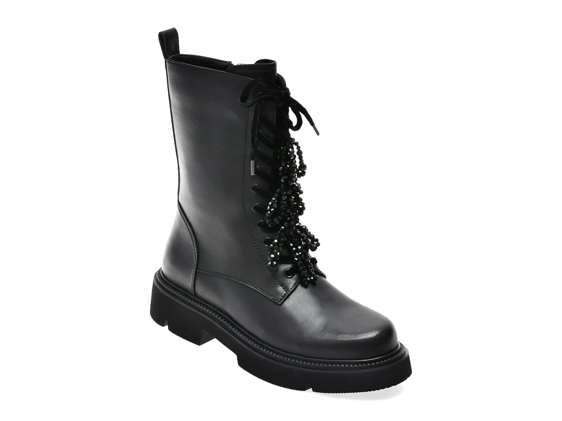 Ghete EPICA negre, 5R549, din piele naturala 1 Ghete EPICA negre