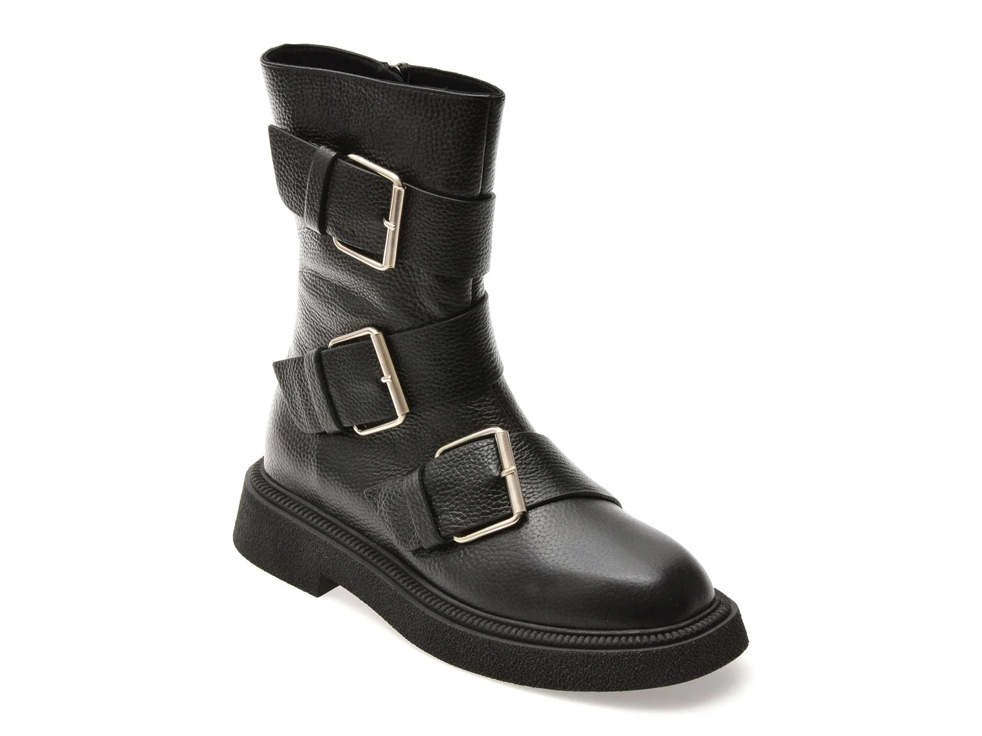 Ghete EPICA negre, 6124034, din piele naturala 1 Ghete EPICA negre