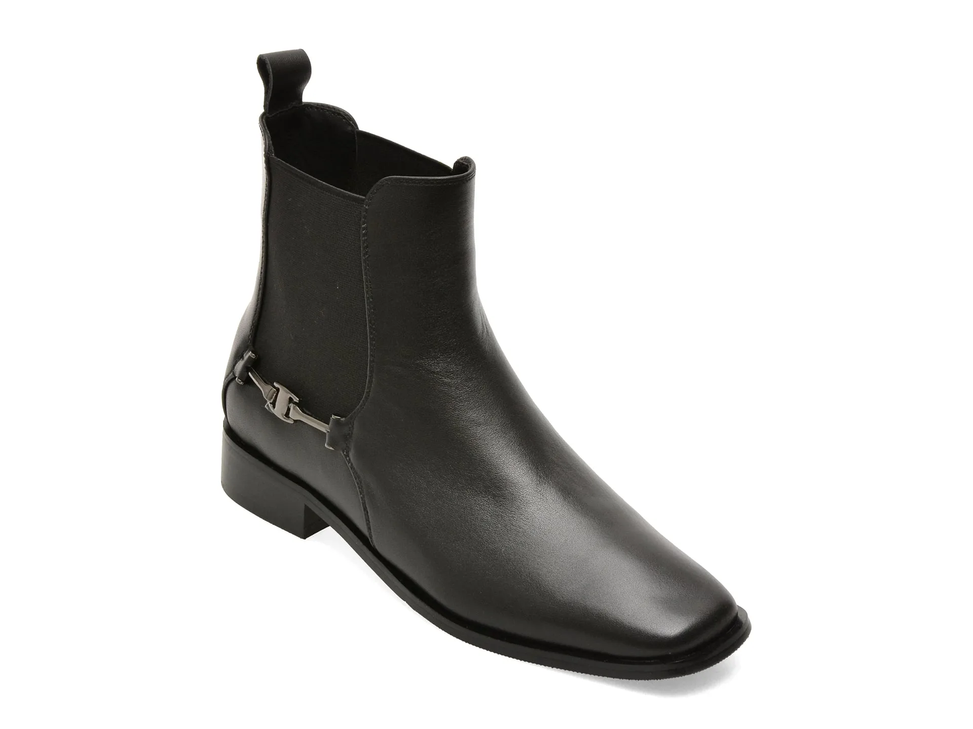 Ghete EPICA negre, 6B96, din piele naturala 1 Ghete EPICA negre