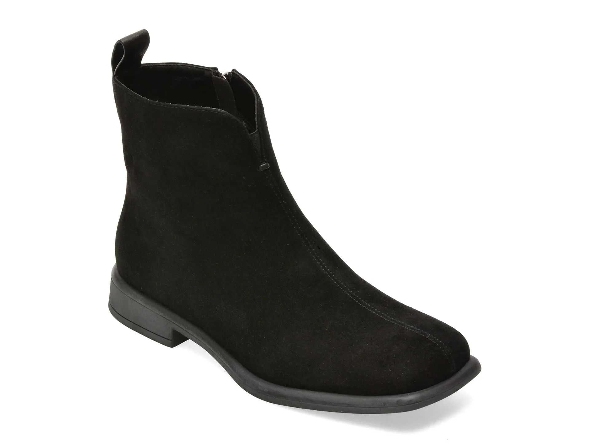 Ghete EPICA negre, 7F225, din piele intoarsa 1 Ghete EPICA negre