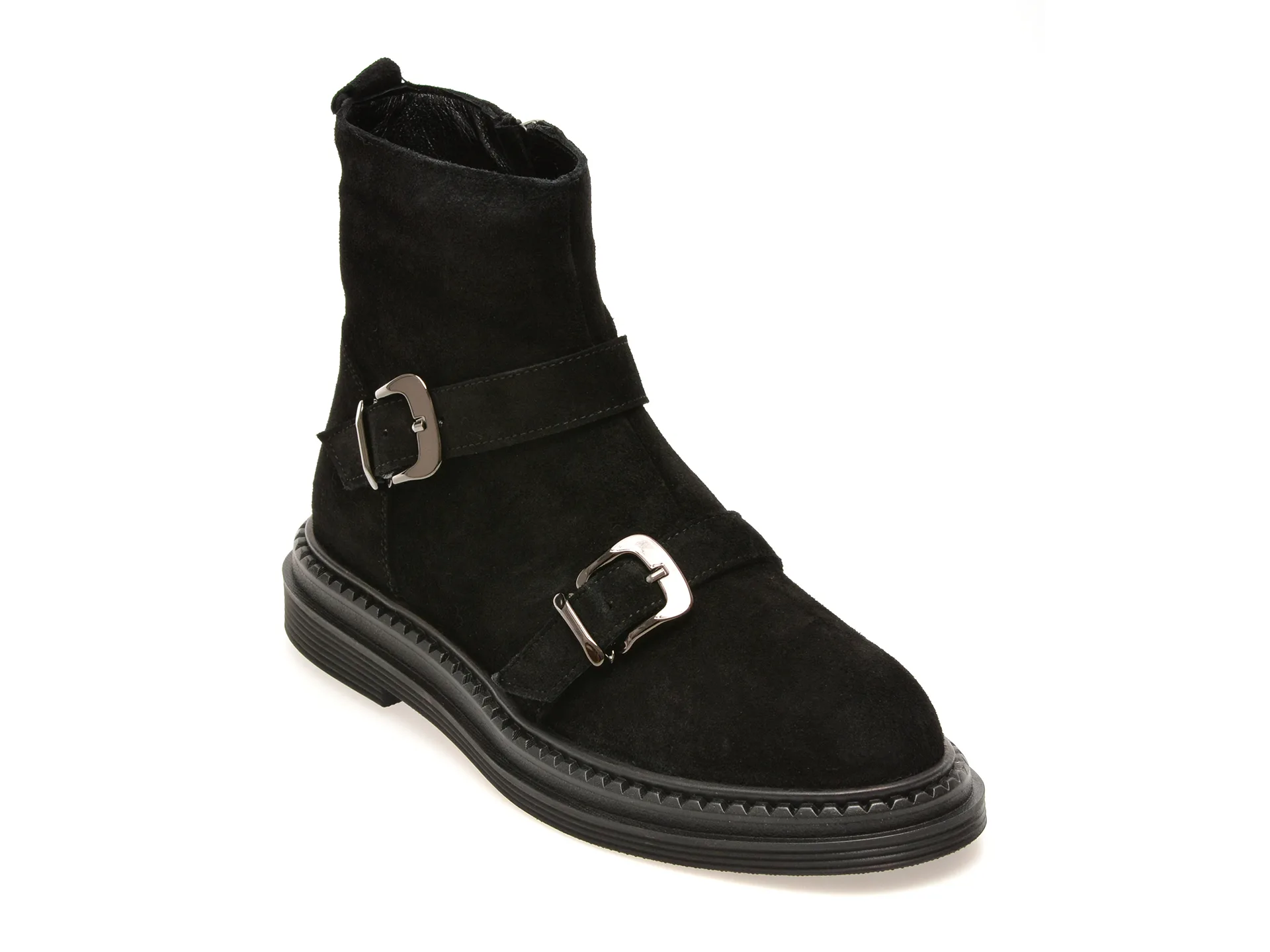Ghete EPICA negre, 816706, din piele intoarsa 1 Ghete EPICA negre