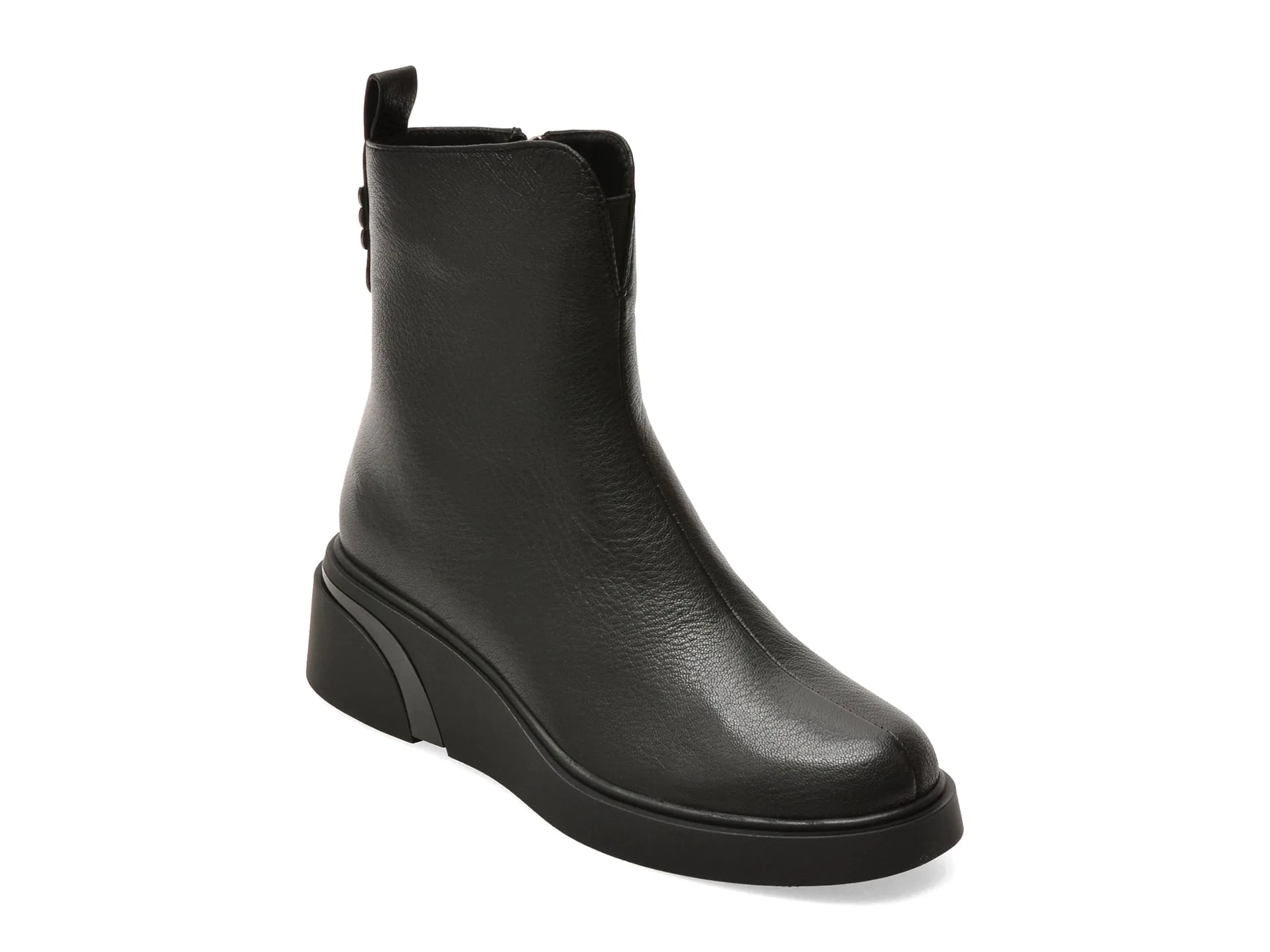 Ghete EPICA negre, A793, din piele naturala 1 Ghete EPICA negre