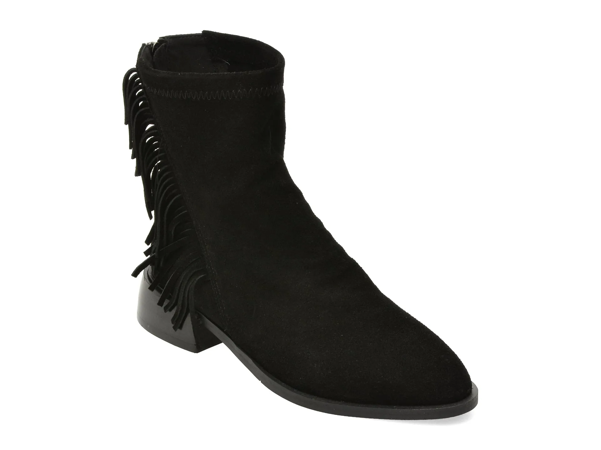 Ghete EPICA negre, AY2733, din piele intoarsa 1 Ghete EPICA negre