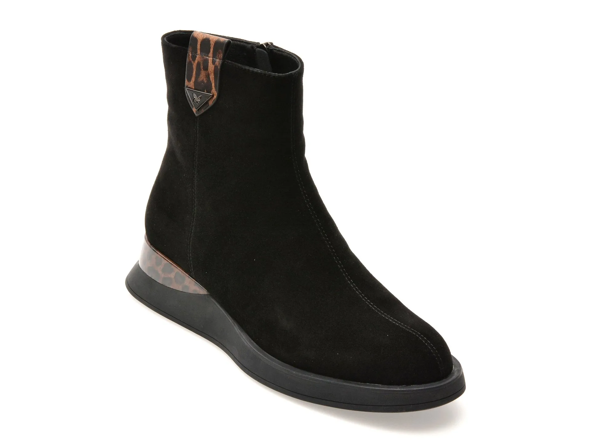 Ghete EPICA negre, DX01351, din piele intoarsa 1 Ghete EPICA negre