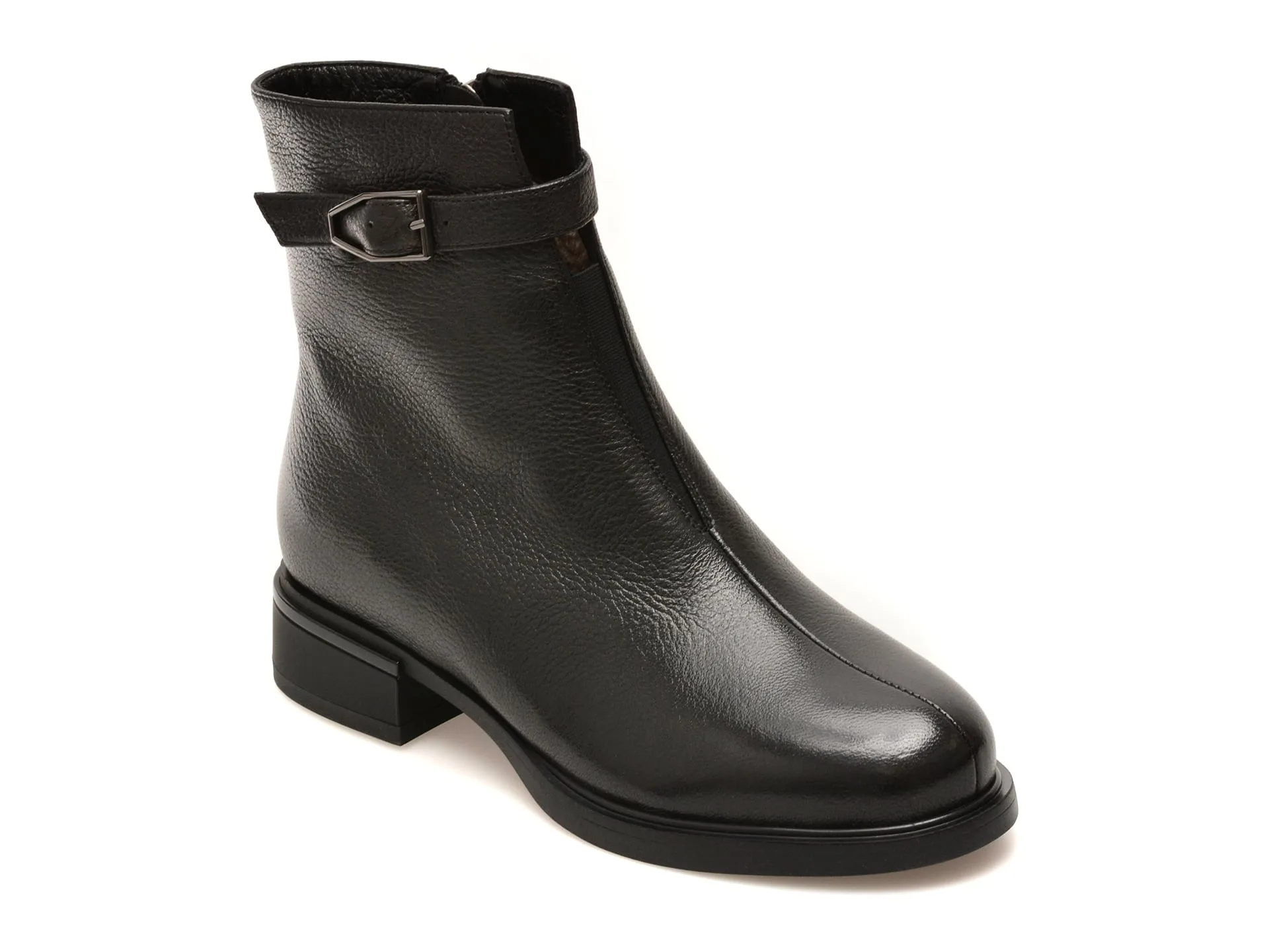Ghete EPICA negre, E4689, din piele naturala 1 Ghete EPICA negre