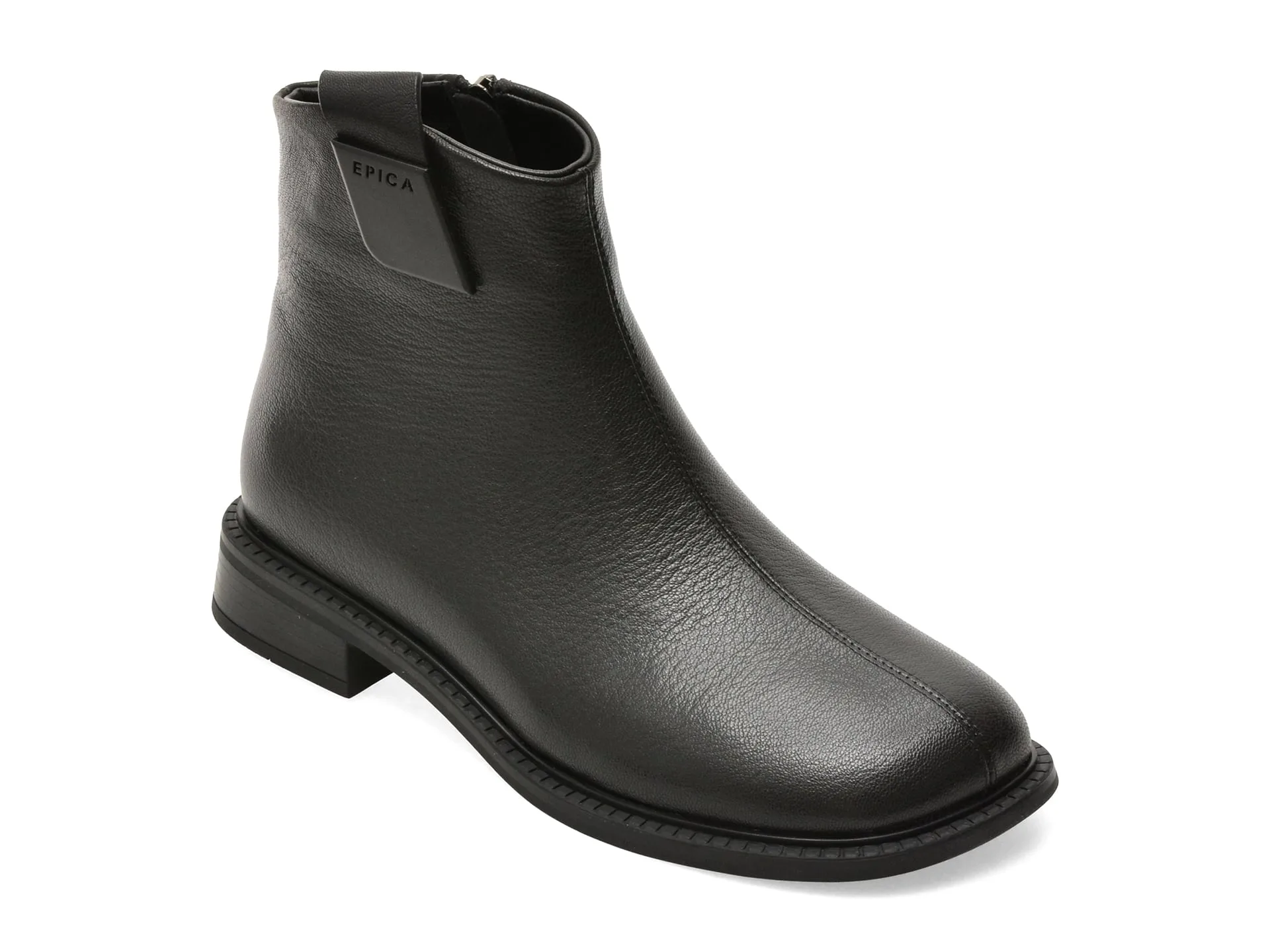 Ghete EPICA negre, L1297, din piele naturala 1 Ghete EPICA negre