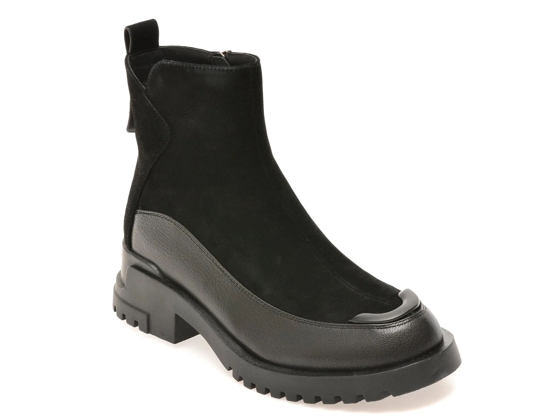 Ghete EPICA negre, M1167B, din piele intoarsa 1 Ghete EPICA negre