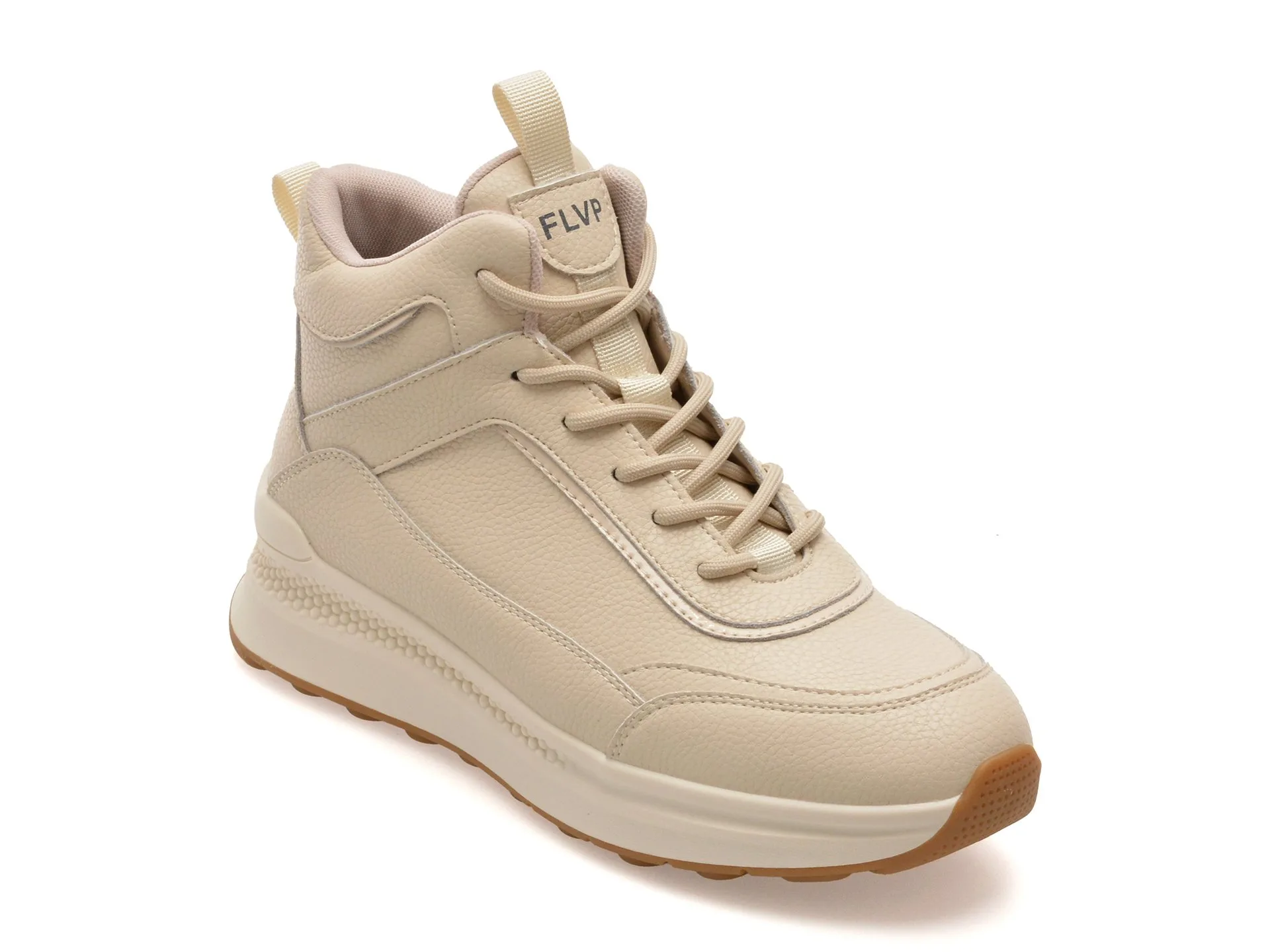 Ghete FLAVIA PASSINI albe, 82011, din piele naturala 1 Ghete FLAVIA PASSINI albe