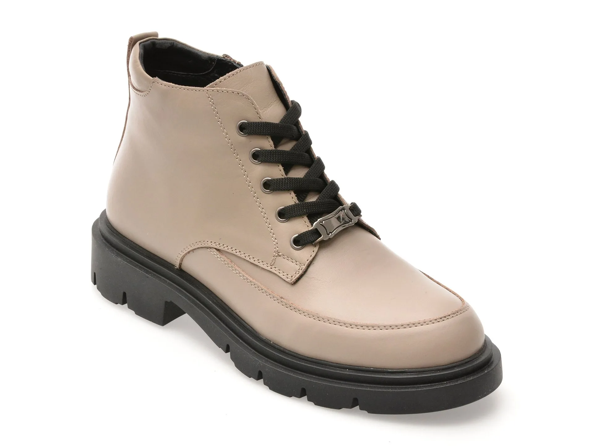 Ghete FLAVIA PASSINI gri, 1001VZN, din piele naturala 1 Ghete FLAVIA PASSINI gri