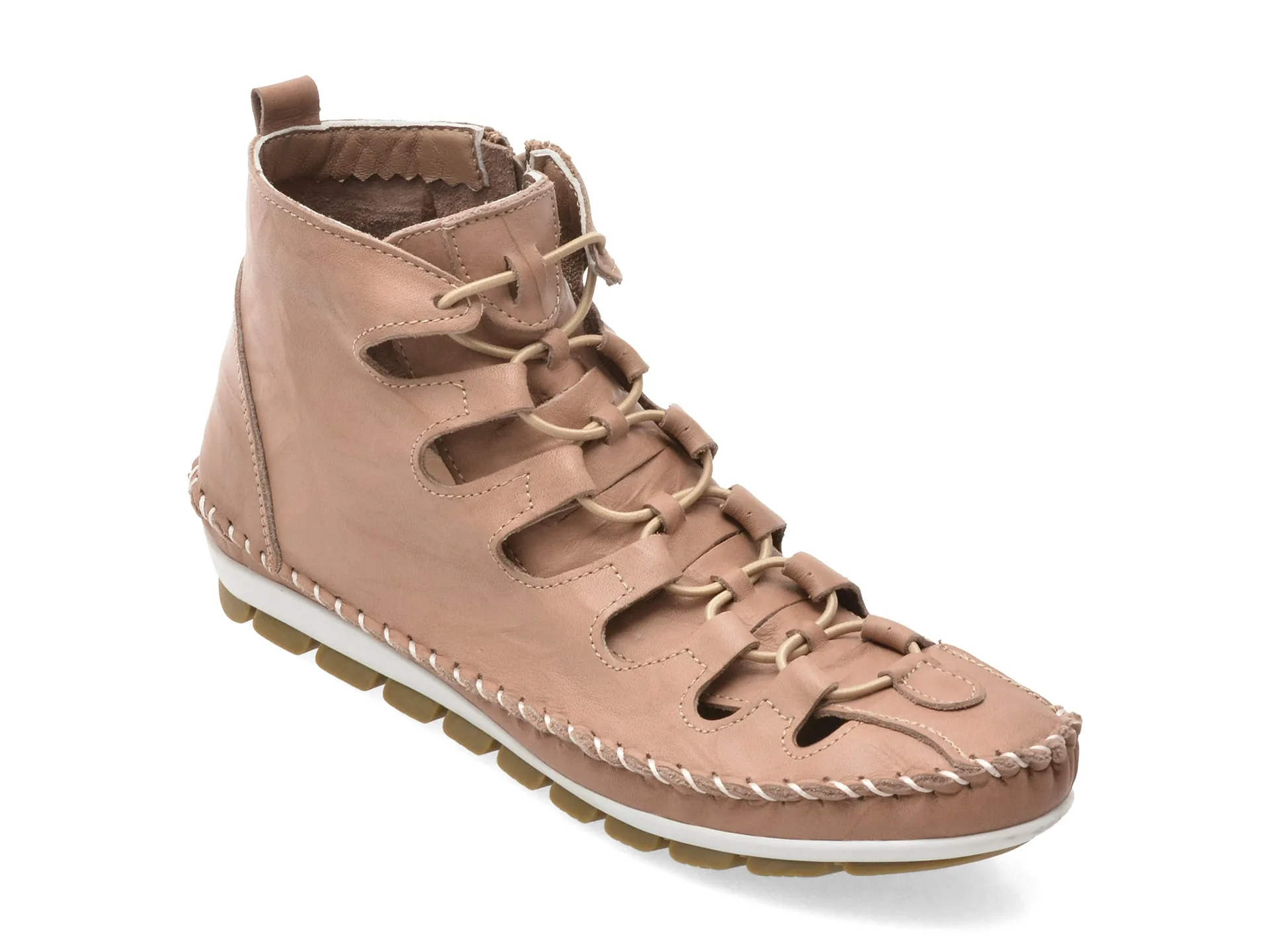 Ghete FLAVIA PASSINI gri, 2175, din piele naturala 1 Ghete FLAVIA PASSINI gri