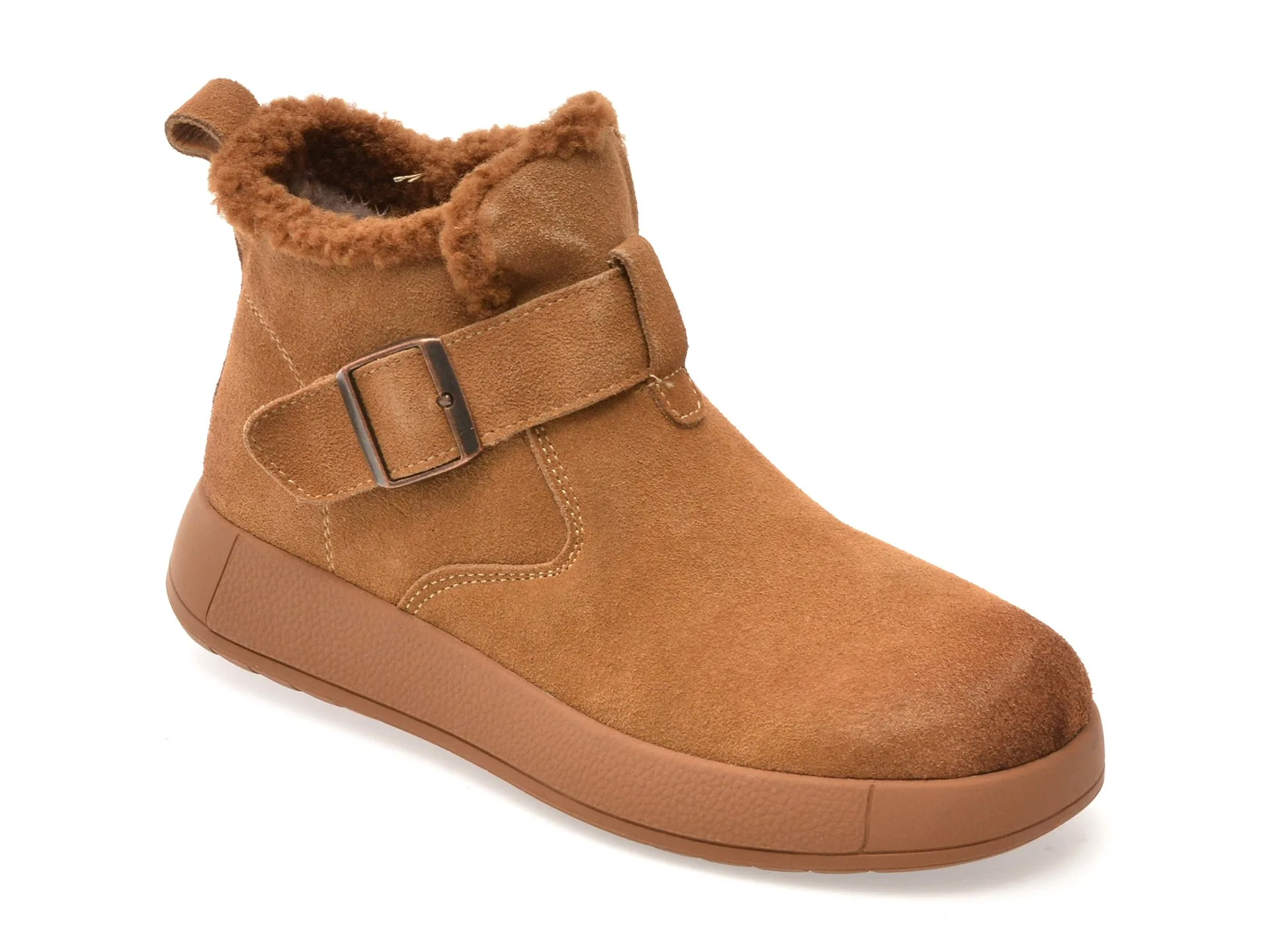 Ghete FLAVIA PASSINI maro, 82318, din piele intoarsa 1 Ghete FLAVIA PASSINI maro