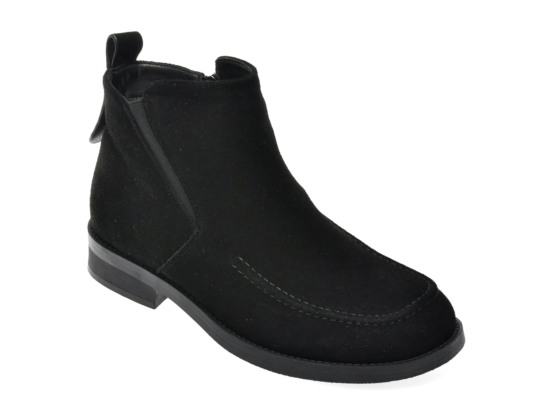 Ghete FLAVIA PASSINI negre, 1566C55, din piele intoarsa 1 Ghete FLAVIA PASSINI negre