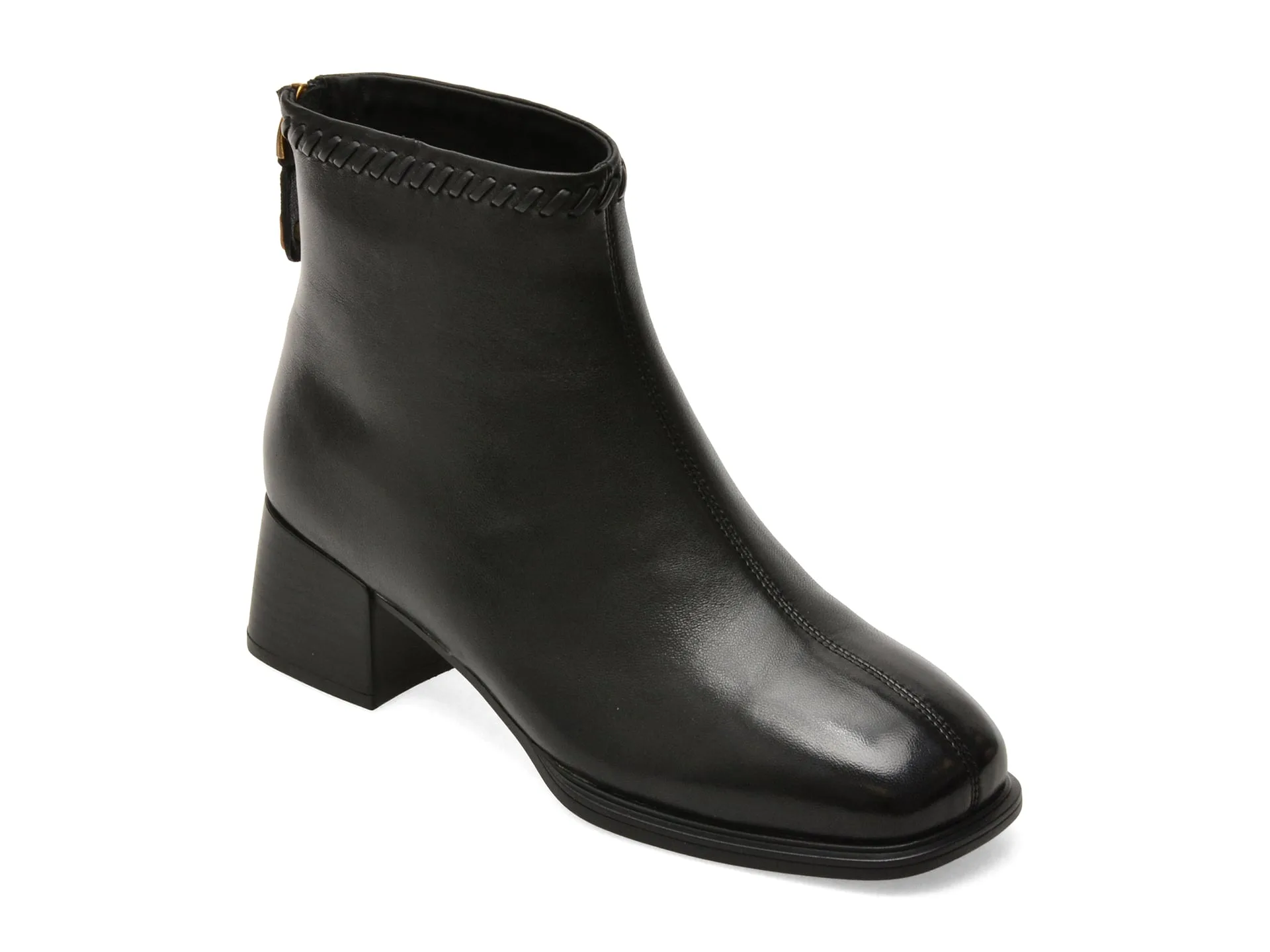 Ghete FLAVIA PASSINI negre, 53127, din piele naturala 1 Ghete FLAVIA PASSINI negre