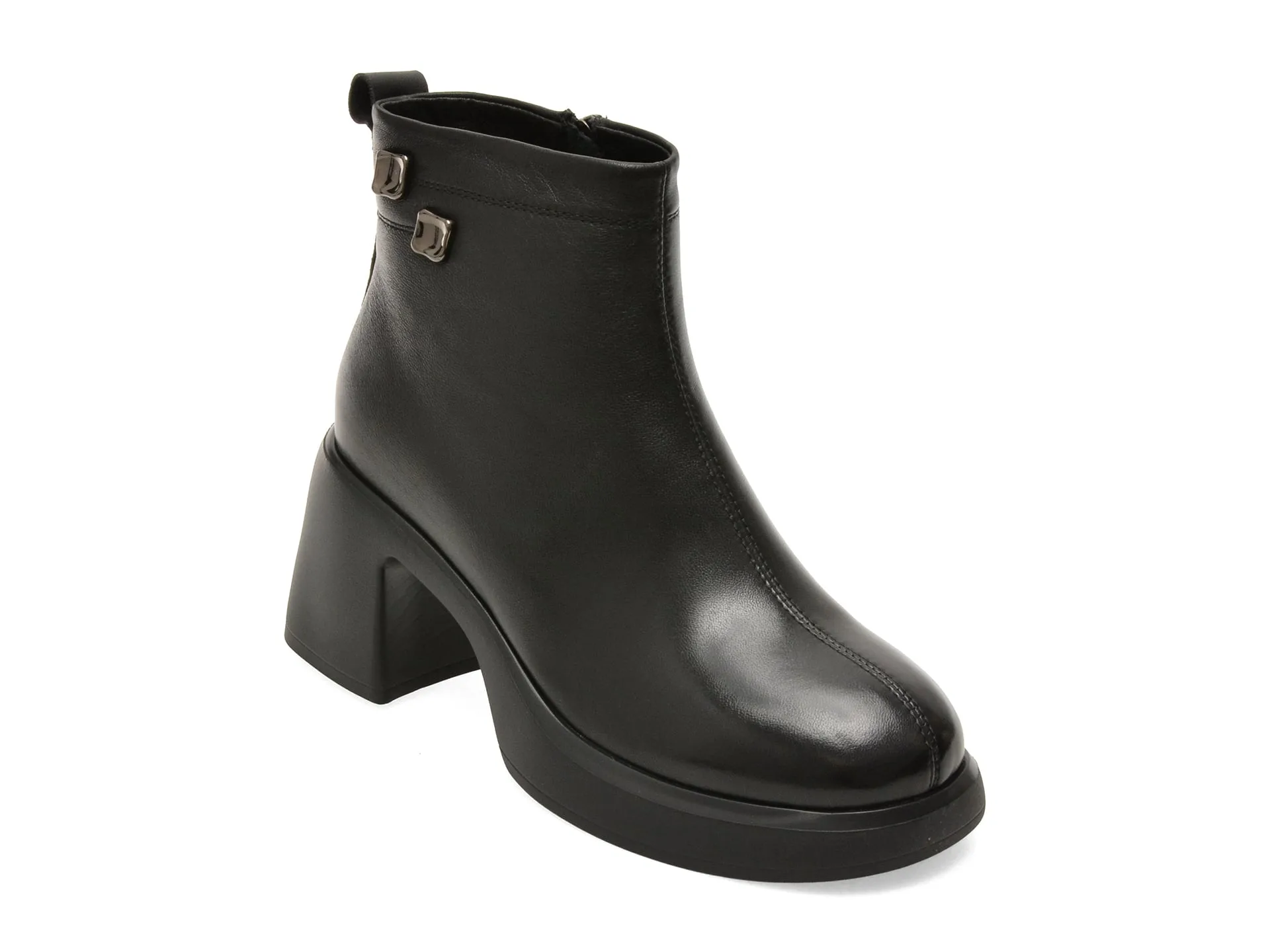 Ghete FLAVIA PASSINI negre, 53221, din piele naturala 1 Ghete FLAVIA PASSINI negre