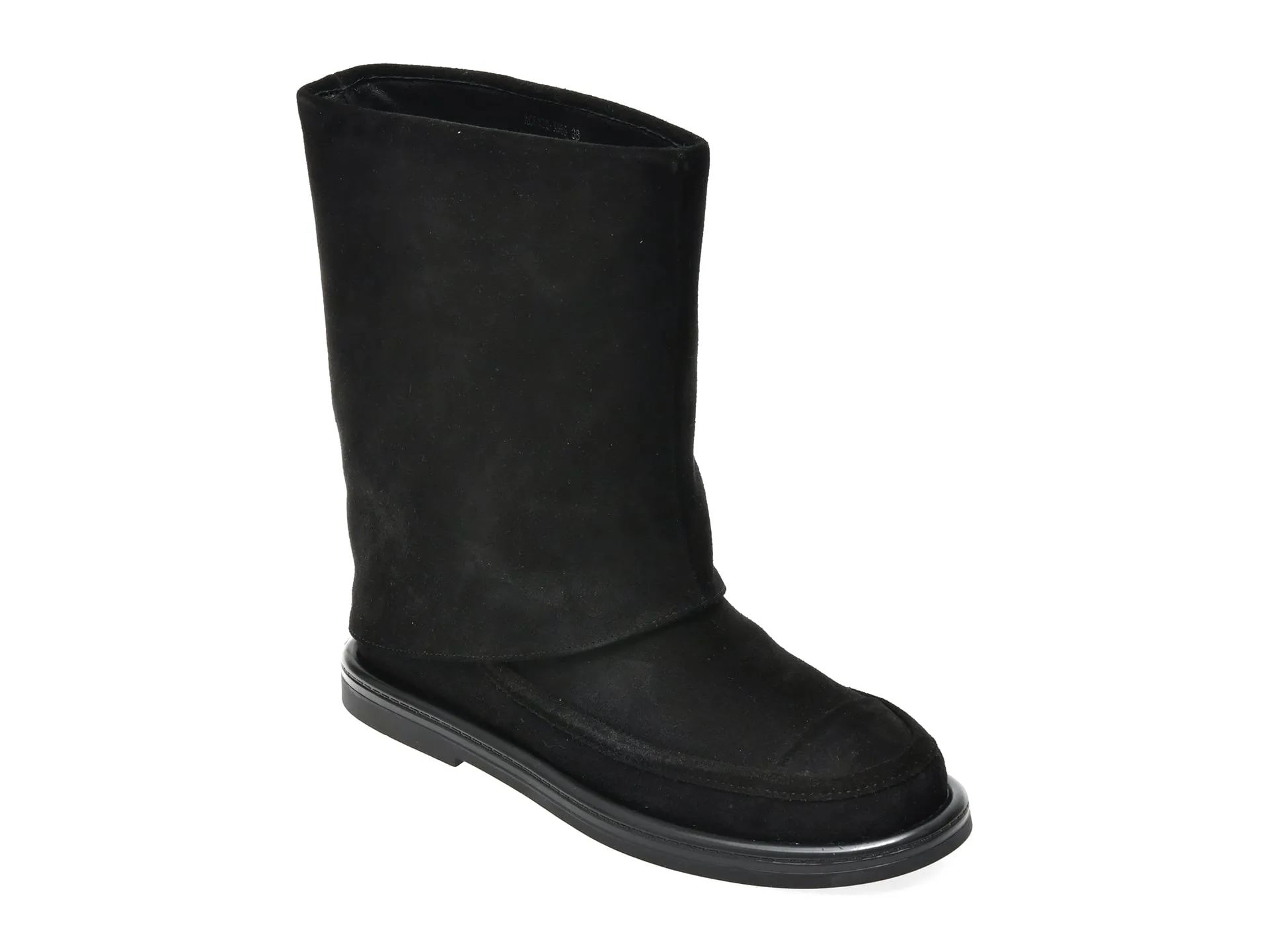 Ghete FLAVIA PASSINI negre, AC6138, din piele intoarsa 1 Ghete FLAVIA PASSINI negre