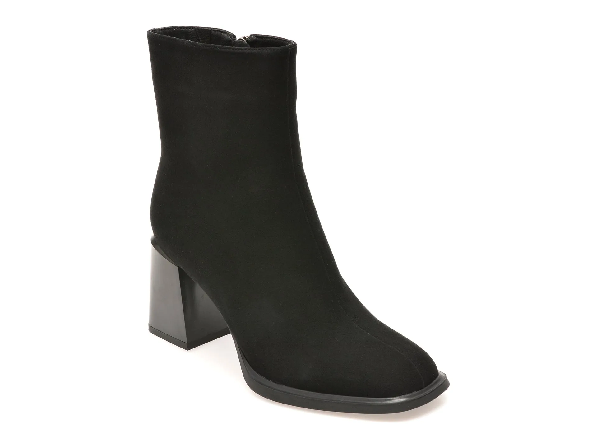 Ghete FLAVIA PASSINI negre, AC6164, din piele intoarsa 1 Ghete FLAVIA PASSINI negre