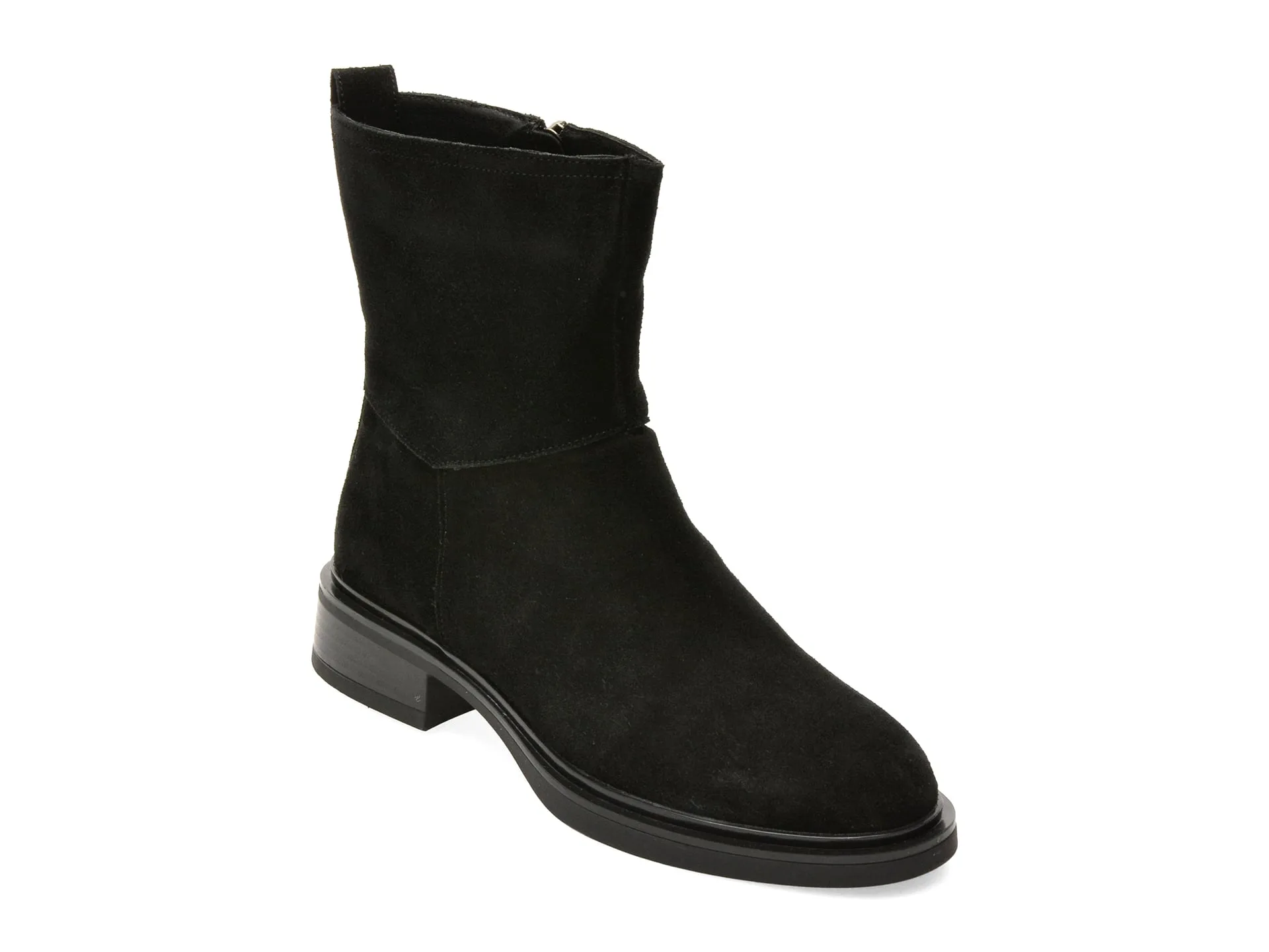 Ghete FLAVIA PASSINI negre, AC6431, din piele intoarsa 1 Ghete FLAVIA PASSINI negre