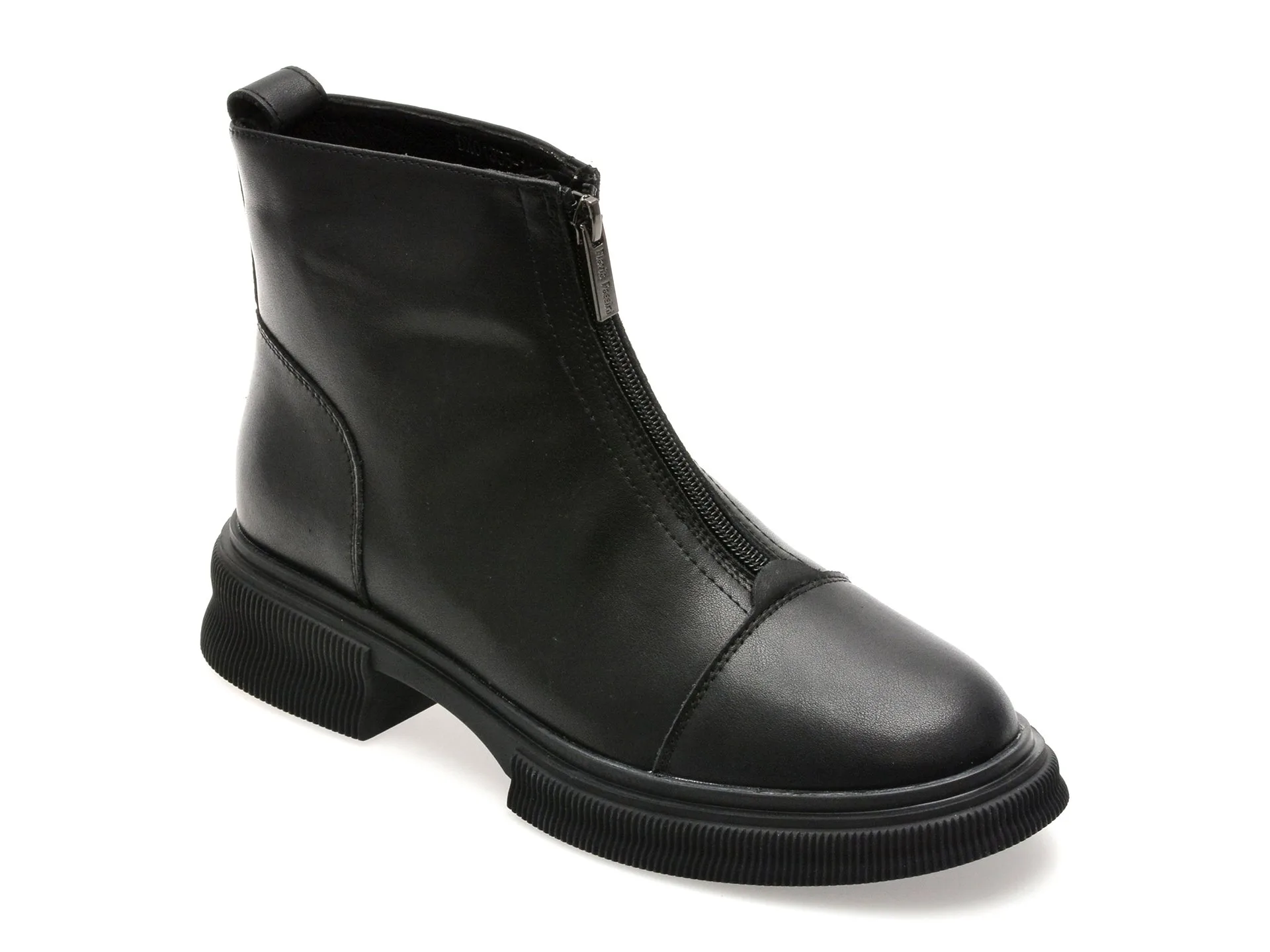 Ghete FLAVIA PASSINI negre, DX01336, din piele naturala 1 Ghete FLAVIA PASSINI negre