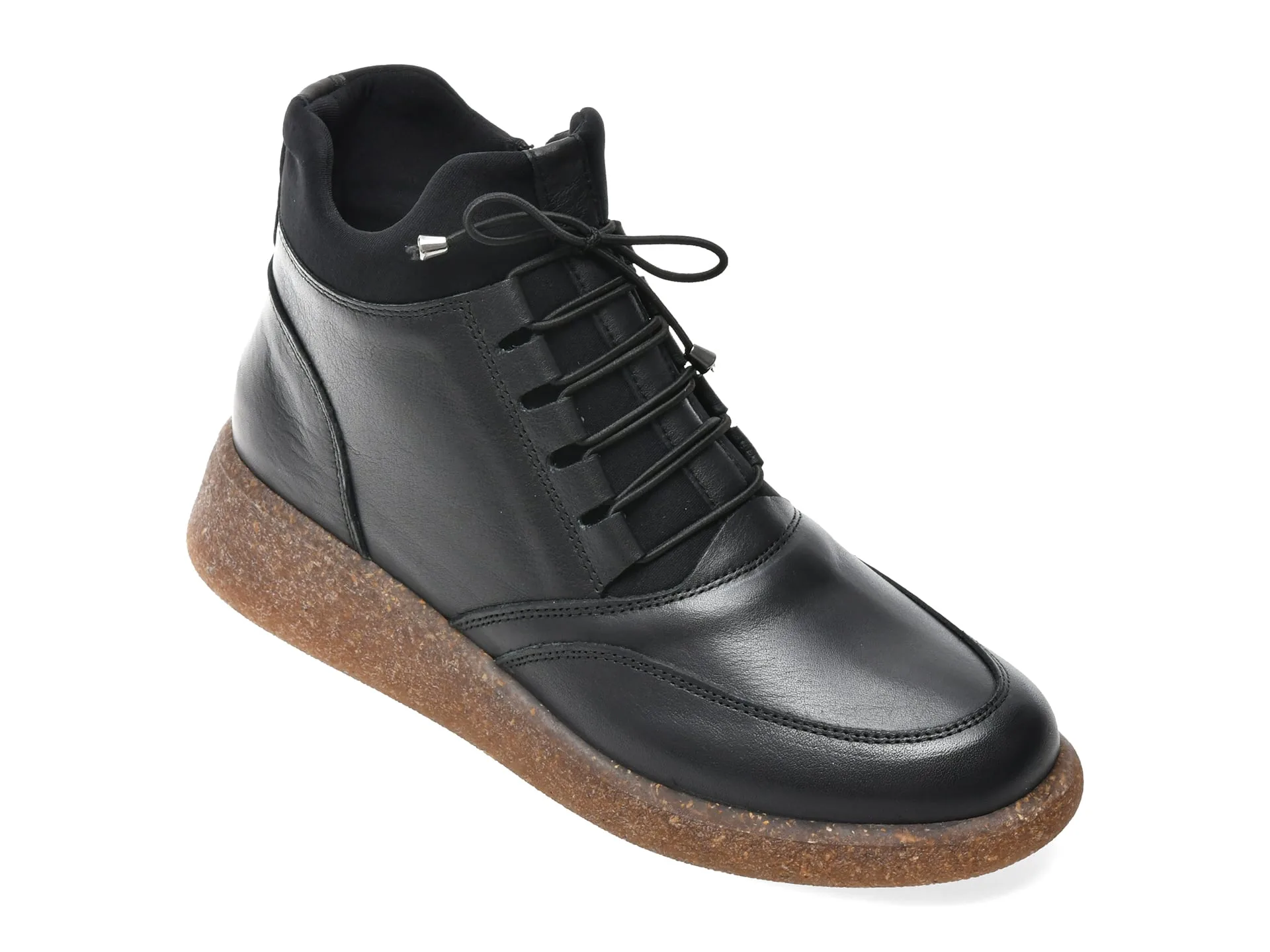 Ghete FLAVIA PASSINI negre, EV1422, din piele naturala 1 Ghete FLAVIA PASSINI negre
