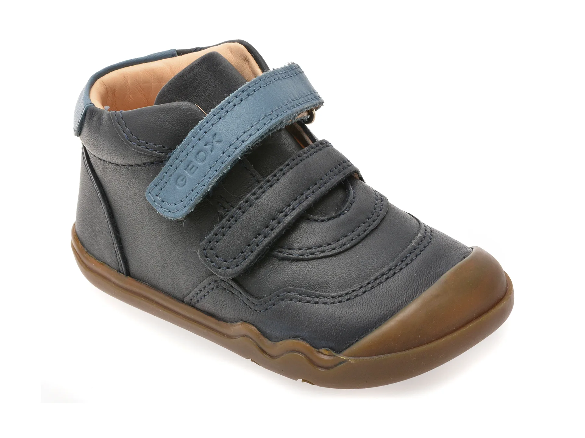 Ghete GEOX bleumarin, B565WC, din piele naturala 1 Ghete GEOX bleumarin