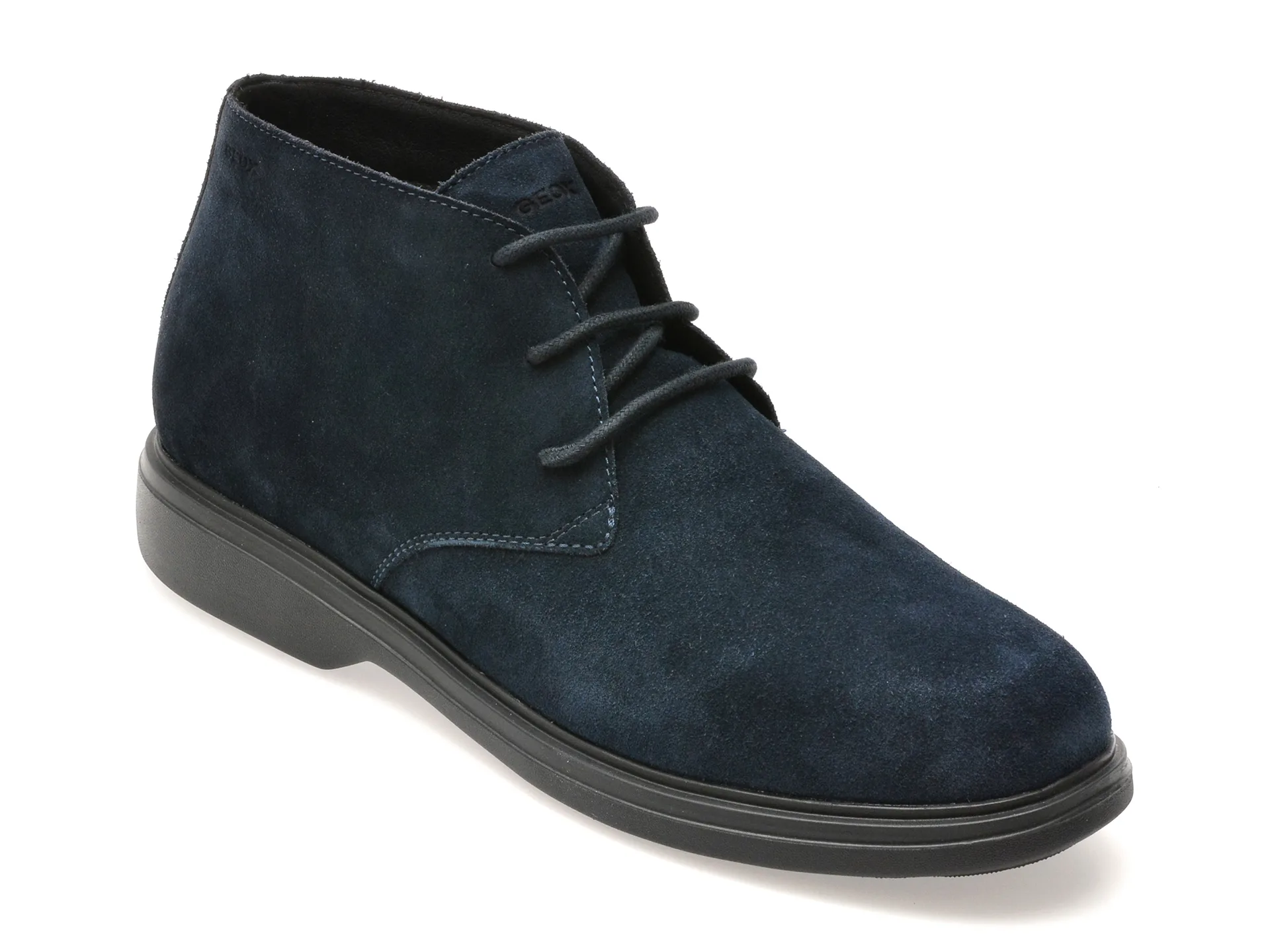 Ghete GEOX bleumarin, U16DCB, din piele intoarsa 1 Ghete GEOX bleumarin