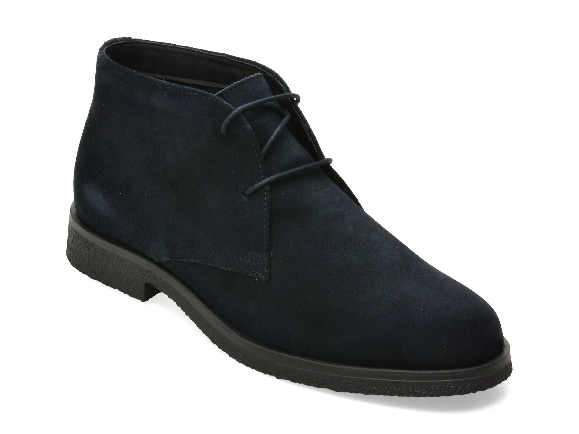 Ghete GEOX bleumarin, U6658D, din piele intoarsa 1 Ghete GEOX bleumarin