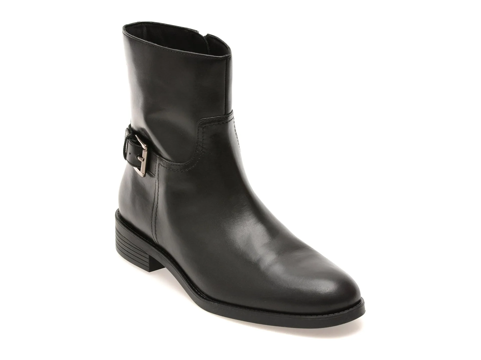Ghete GEOX negre, D6811F, din piele naturala 1 Ghete GEOX negre