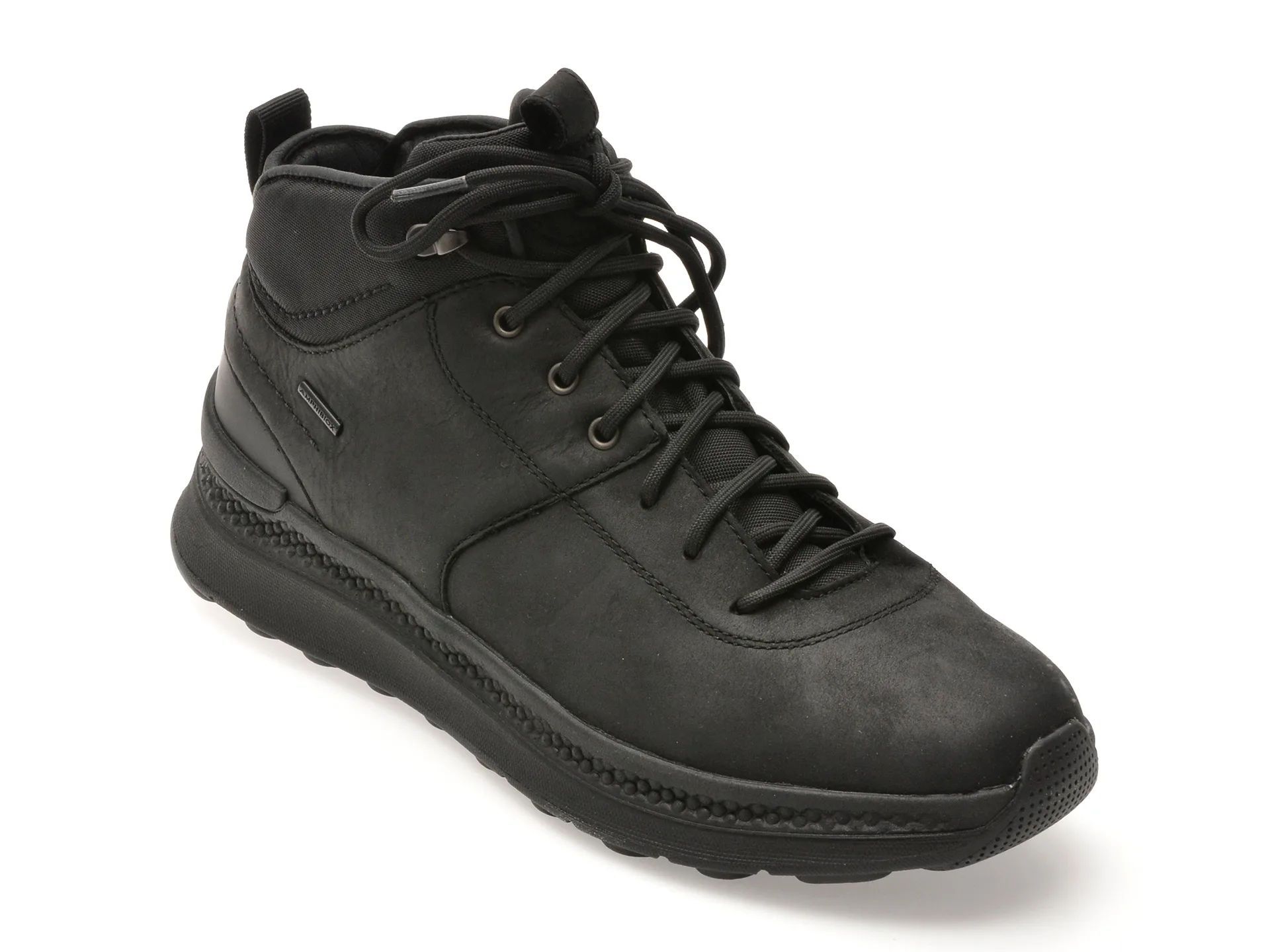 Ghete GEOX negre, U56HMC, din piele naturala 1 Ghete GEOX negre