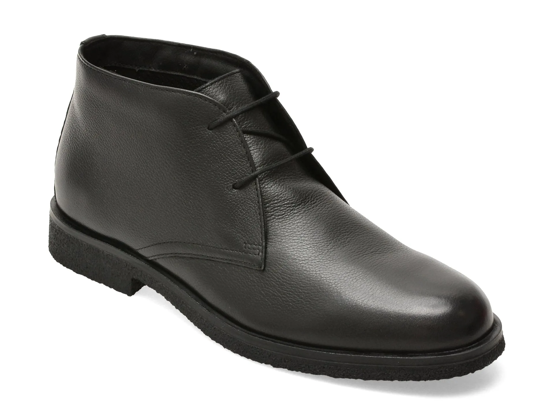 Ghete GEOX negre, U6658D, din piele naturala 1 Ghete GEOX negre